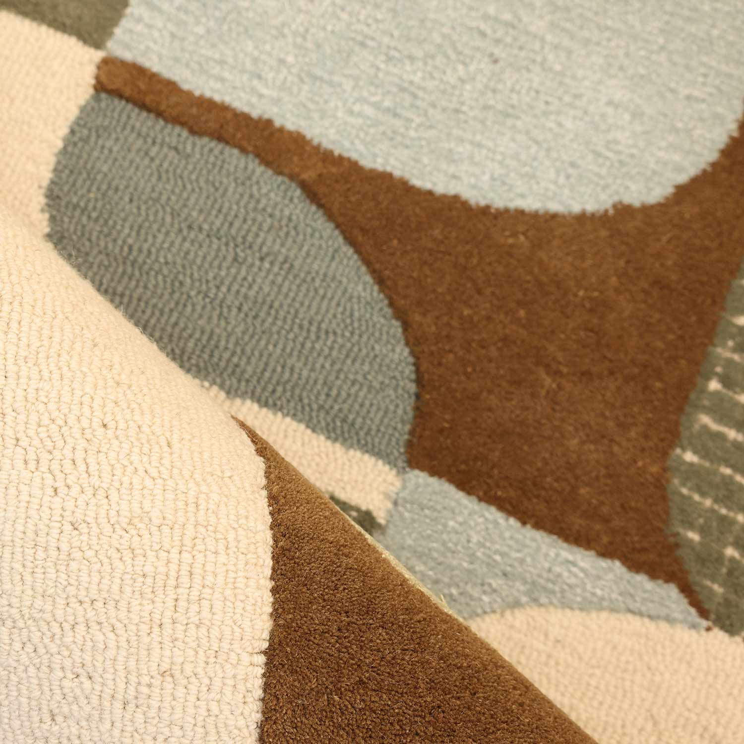 Antuan Hand Tufted Woollen And Viscose Rug - Wool & Viscose Blend - Hand Tufted - Ajaypee Carpets (Thumbnail 6)