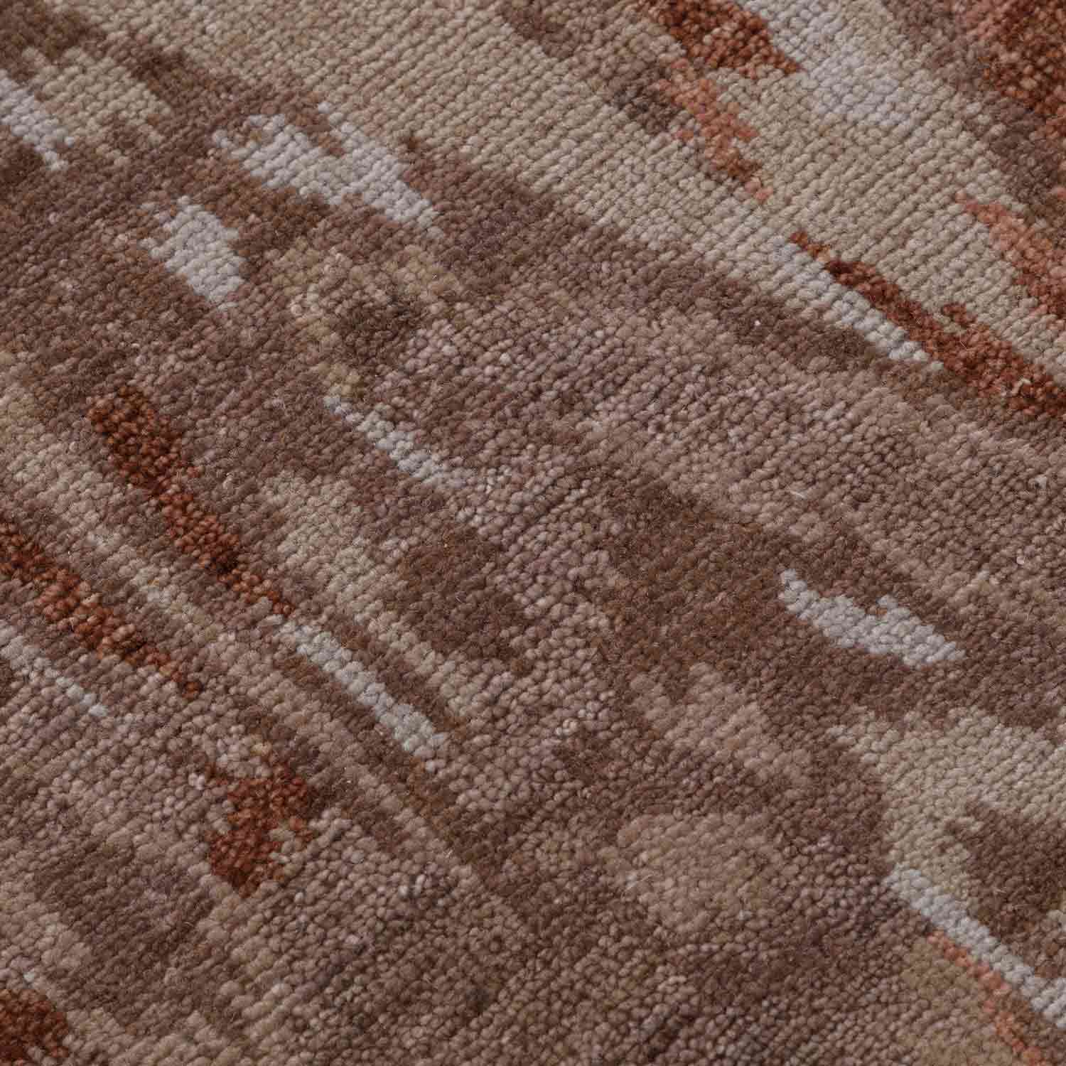 Anvita Hand Knotted  Woollen Rug - New Zealand Wool - Hand Knotted - Ajaypee Carpets (Detail)