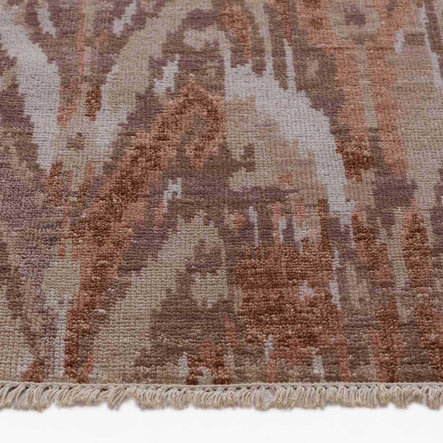 Anvita Hand Knotted  Woollen Rug - New Zealand Wool - Hand Knotted - Ajaypee Carpets (Thumbnail 4)