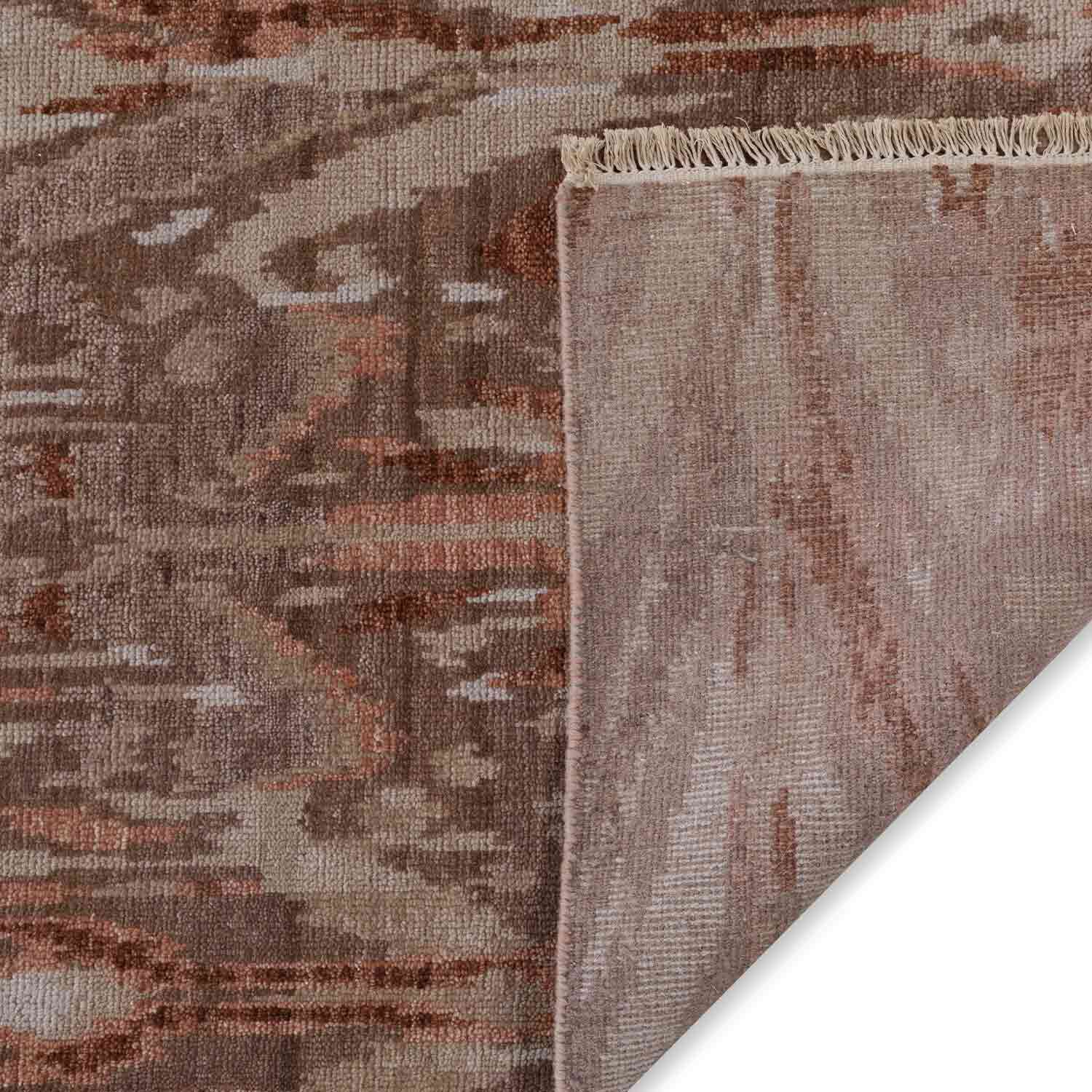 Anvita Hand Knotted  Woollen Rug - New Zealand Wool - Hand Knotted - Ajaypee Carpets (Thumbnail 5)
