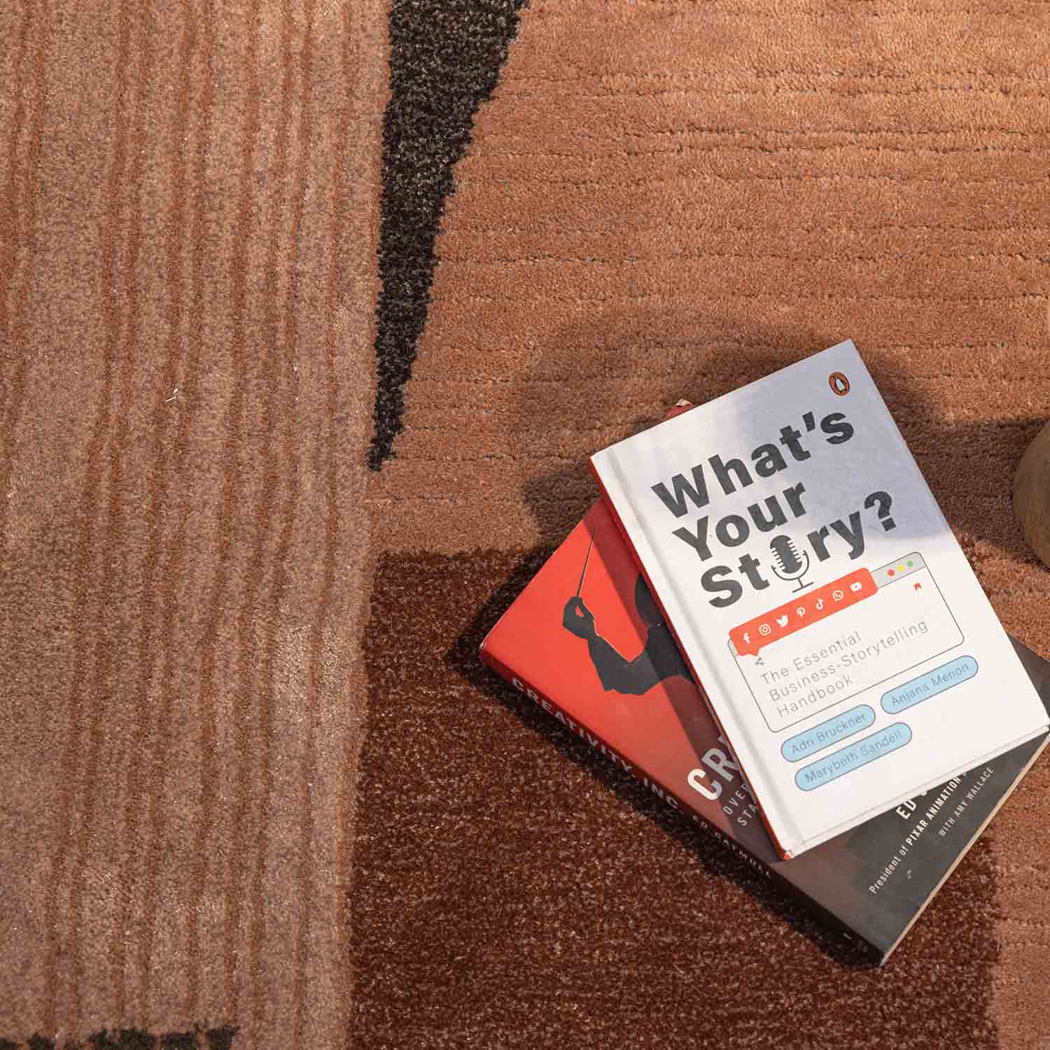 Apohis Hand Tufted Woollen And Viscose Rug - Wool & Viscose Blend - Hand Tufted - Ajaypee Carpets (Thumbnail 5)