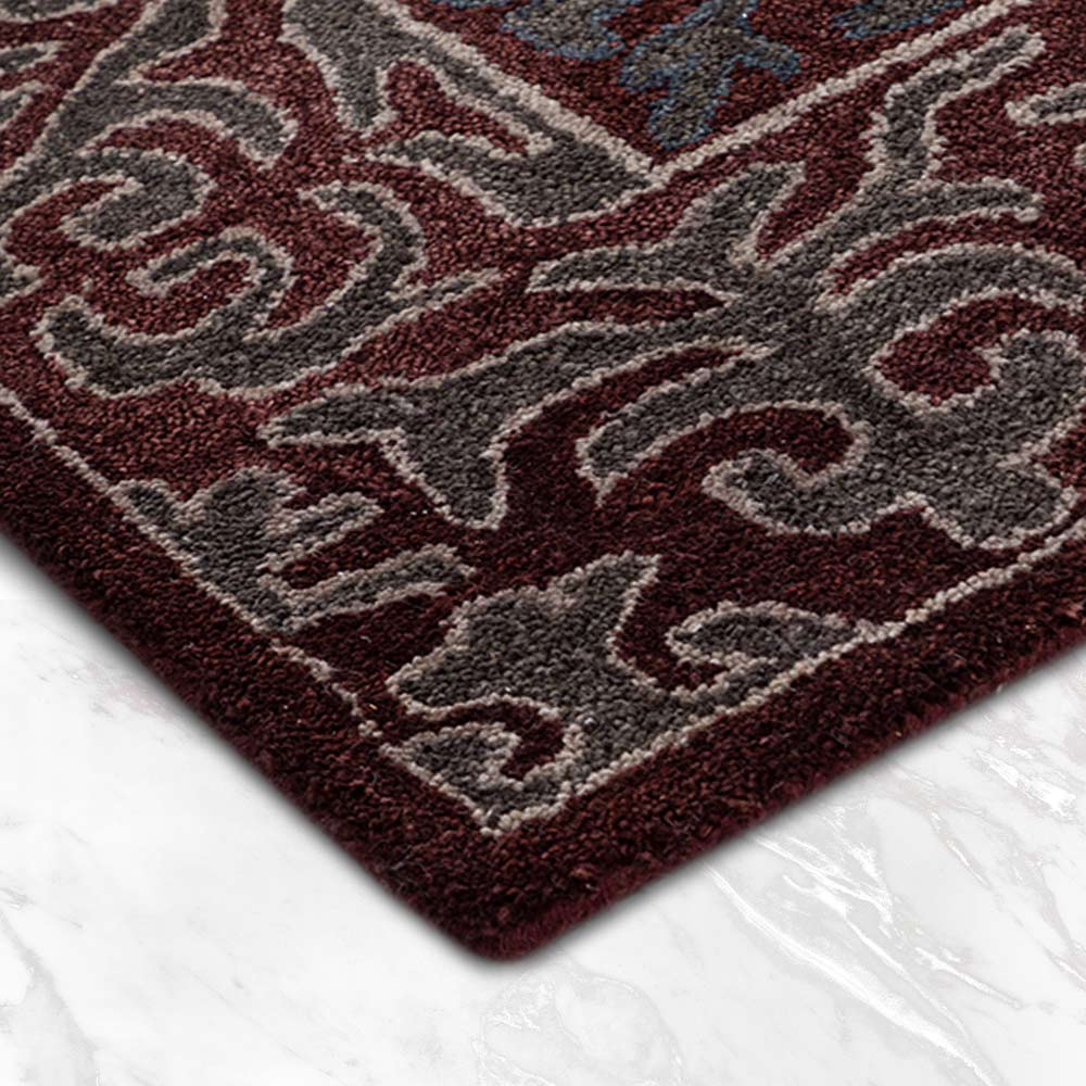 Applique Hand Tufted Woollen Rug - New Zealand Wool - Hand Tufted - Ajaypee Carpets (Thumbnail 3)