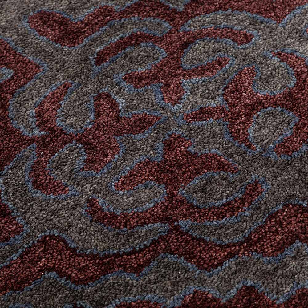Applique Hand Tufted Woollen Rug - New Zealand Wool - Hand Tufted - Ajaypee Carpets (Thumbnail 4)