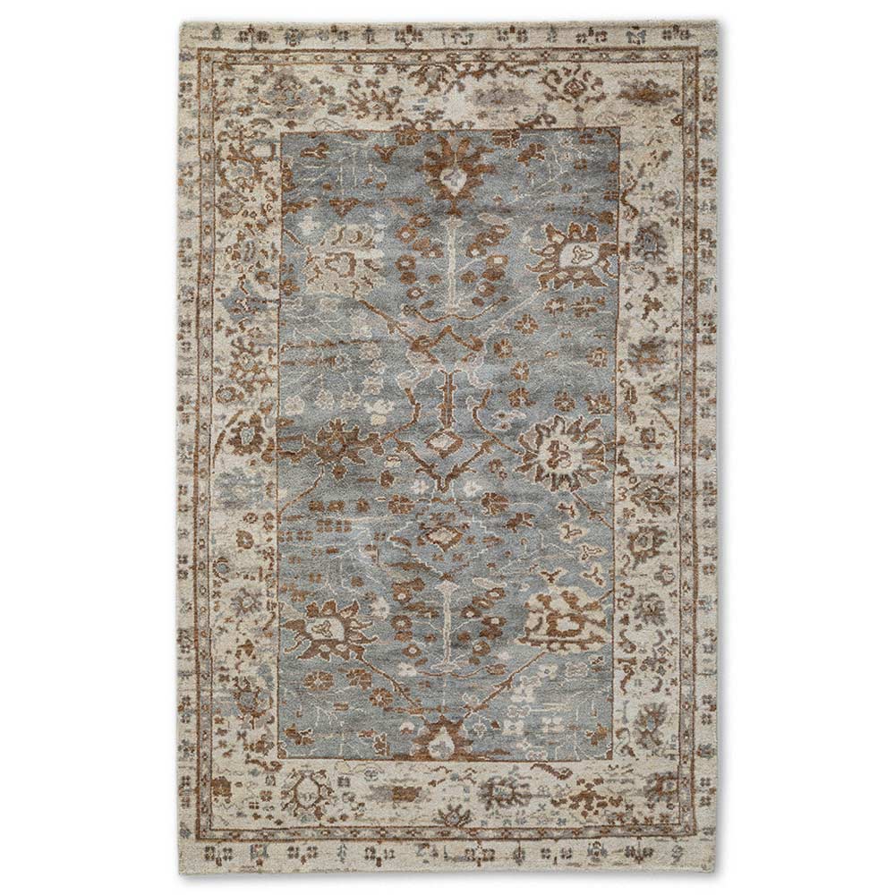 Archie Hand Knotted Woollen Rug - New Zealand Wool - Hand Knotted - Ajaypee Carpets (Detail)