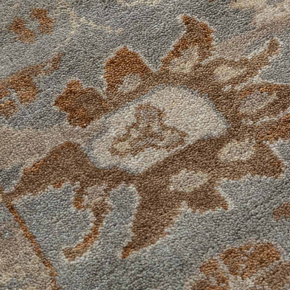 Archie Hand Knotted Woollen Rug - New Zealand Wool - Hand Knotted - Ajaypee Carpets (Thumbnail 5)