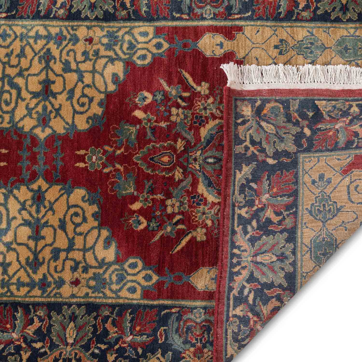 Ardibil Hand Knotted Woollen Runner - New Zealand Wool - Hand Knotted - Ajaypee Carpets (Thumbnail 5)