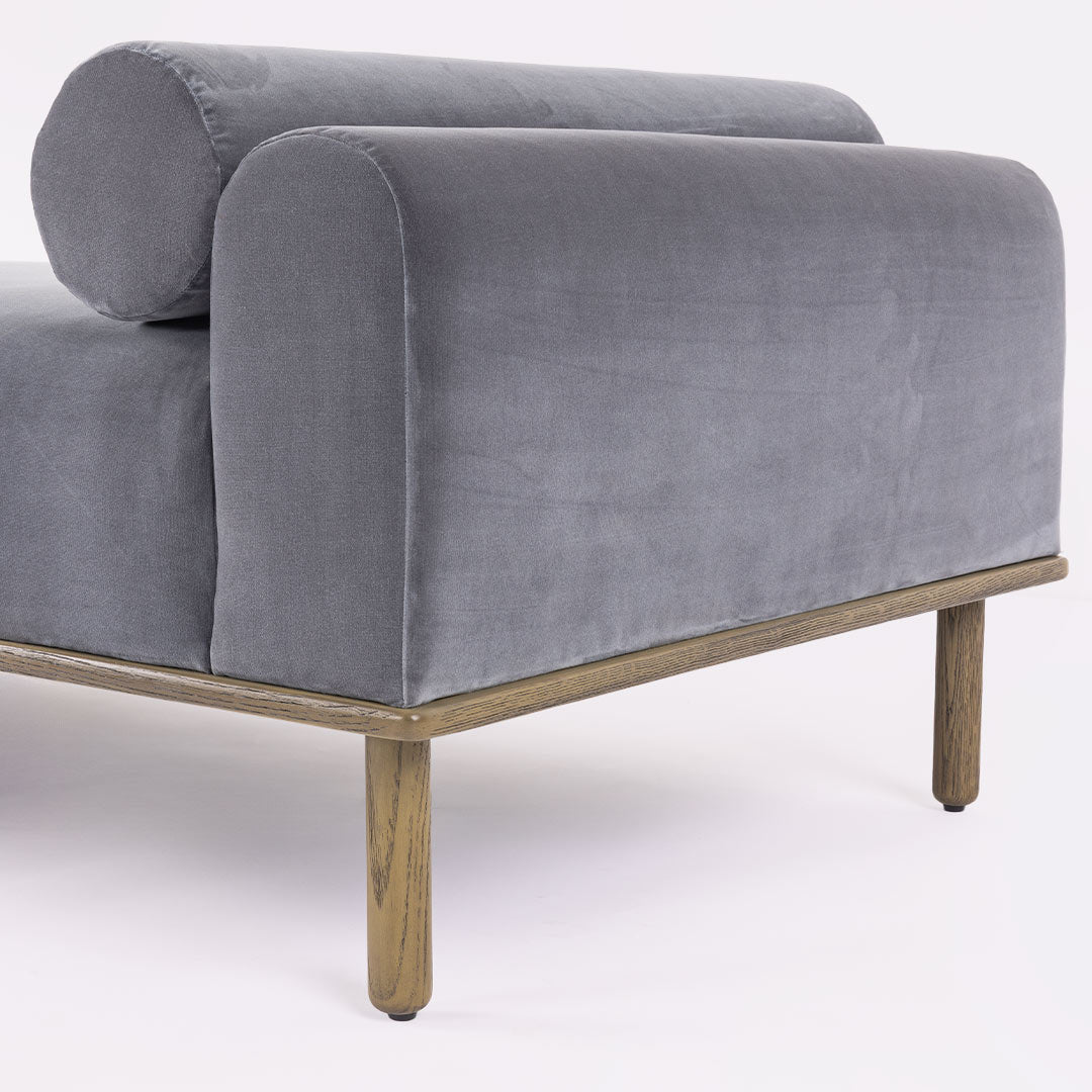 Arthur Daybed- Blush Grey - New Zealand Wool - Hand Knotted - Ajaypee Carpets (Thumbnail 5)
