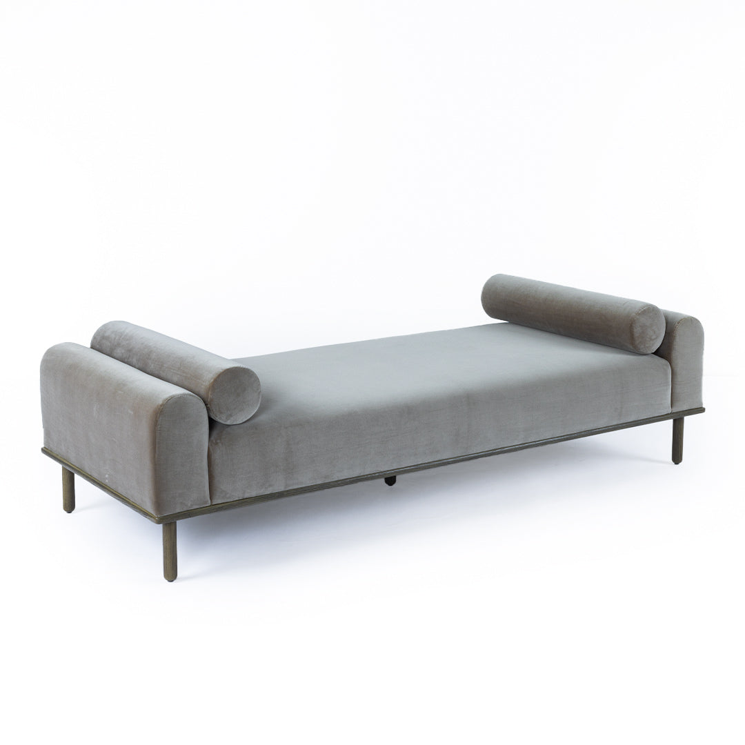 Arthur Daybed- Sapphire - Pure Silk - Hand Tufted - Ajaypee Carpets (Thumbnail 4)