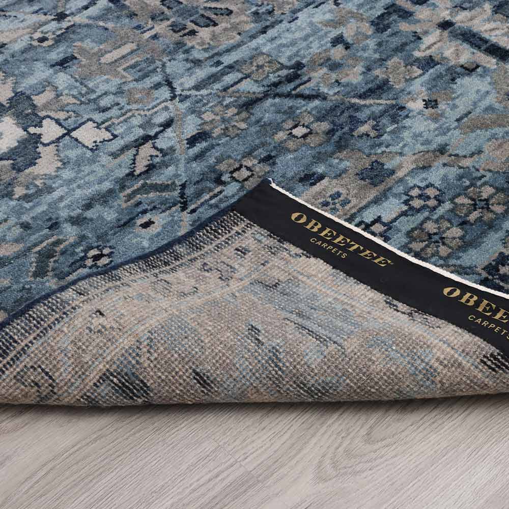 Arthur Hand Knotted Woollen Rug - New Zealand Wool - Hand Knotted - Ajaypee Carpets (Thumbnail 4)