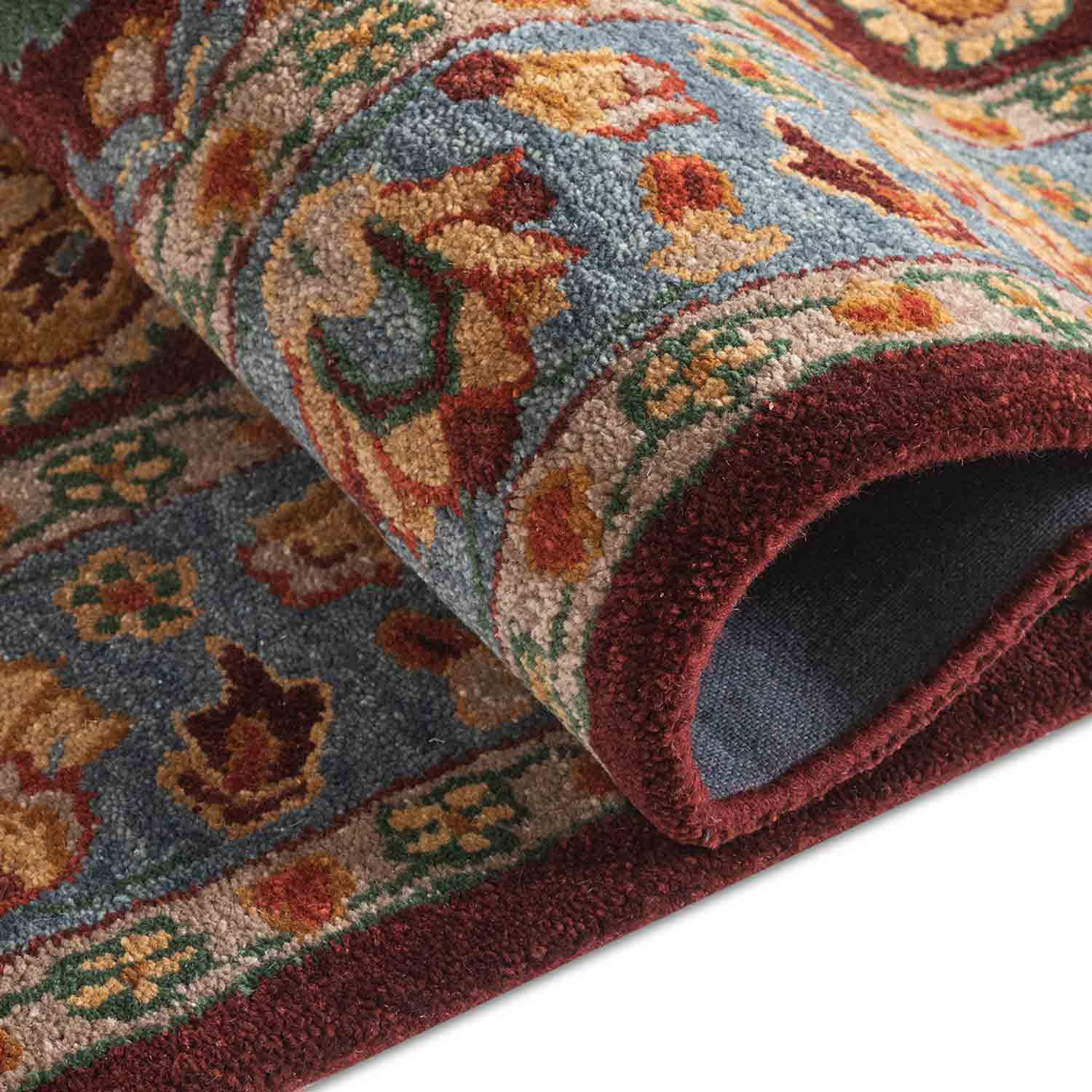 Arzu Hand Tufted Woollen Rug - New Zealand Wool - Hand Tufted - Ajaypee Carpets (Thumbnail 4)