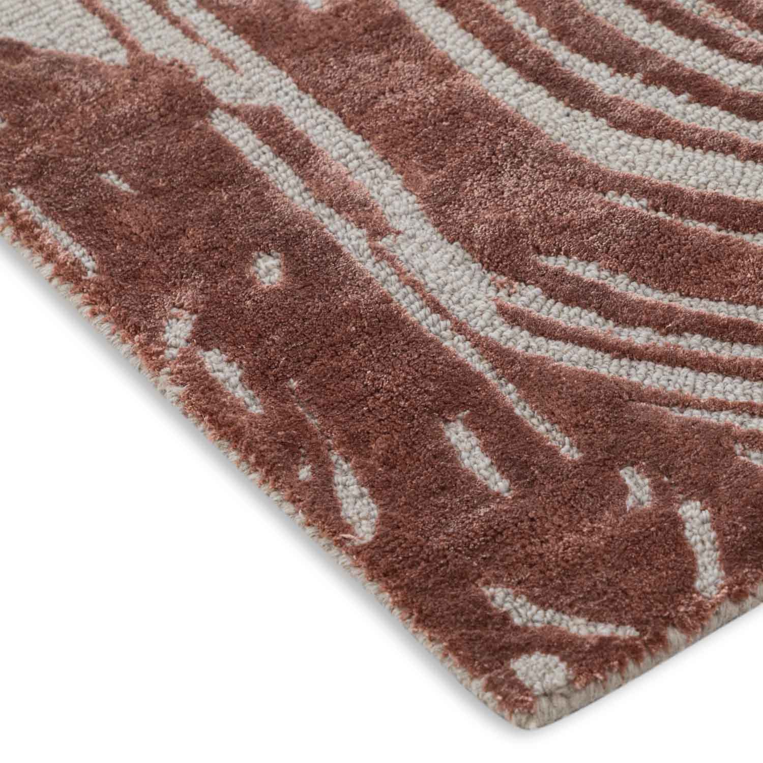 Aton Hand Tufted Woollen And Viscose Rug - Wool & Viscose Blend - Hand Tufted - Ajaypee Carpets (Thumbnail 3)