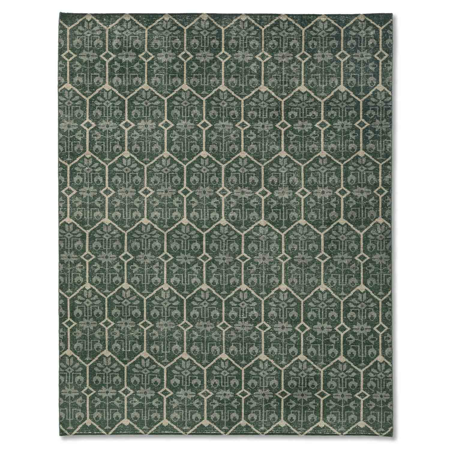 Aurora Hand Knotted Woollen Rug - New Zealand Wool - Hand Knotted - Ajaypee Carpets