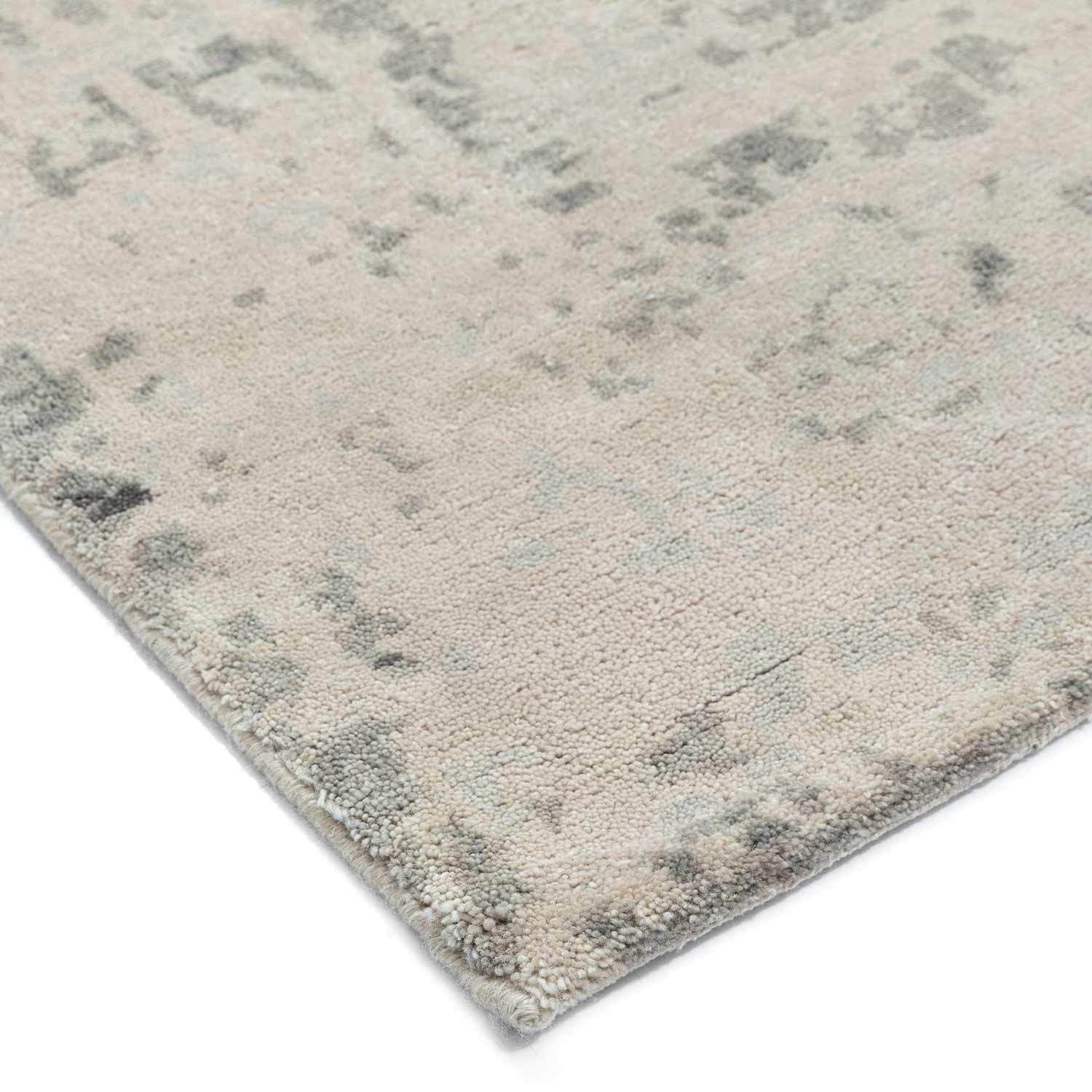 Axar Hand Knotted Woollen  Rug - New Zealand Wool - Hand Knotted - Ajaypee Carpets (Detail)