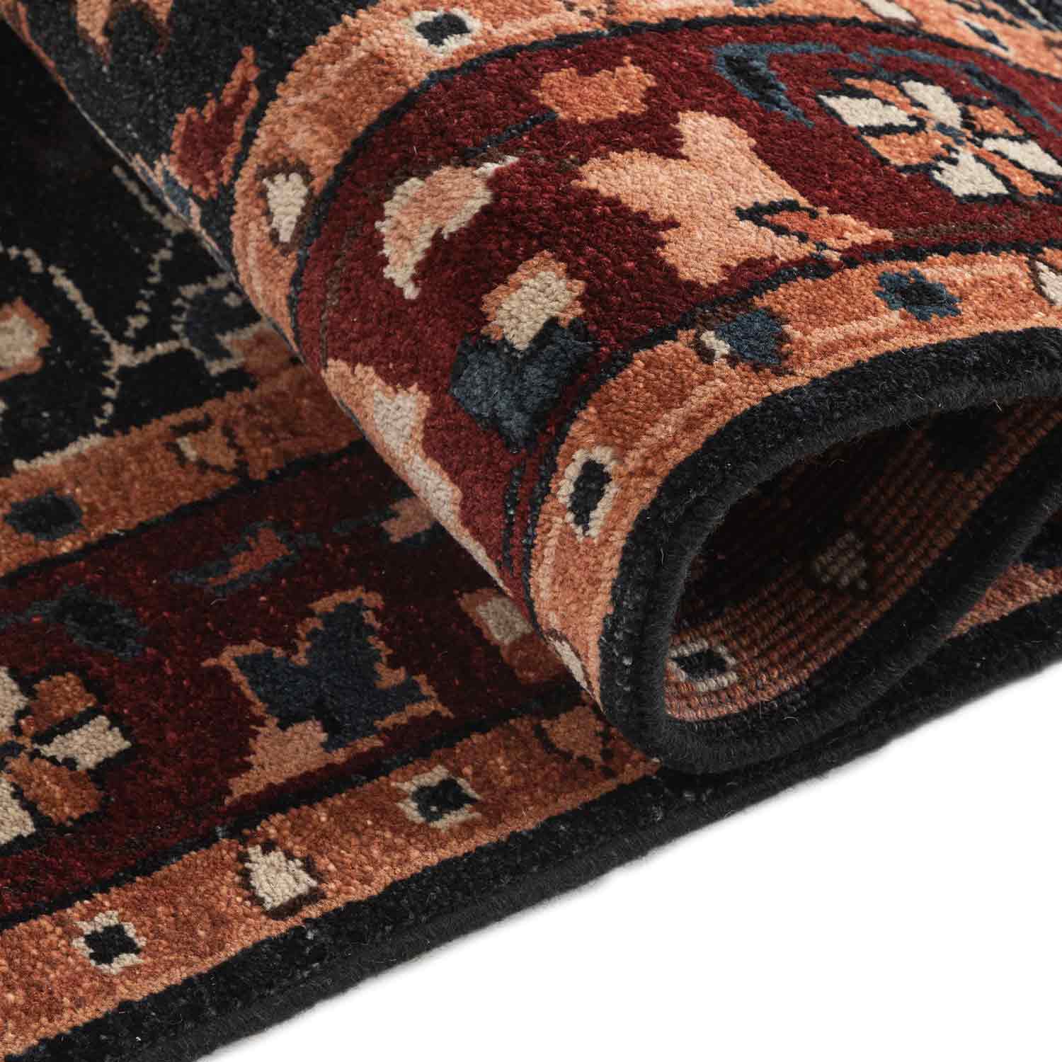 Aylin Hand Knotted Woollen Rug - New Zealand Wool - Hand Knotted - Ajaypee Carpets (Thumbnail 4)