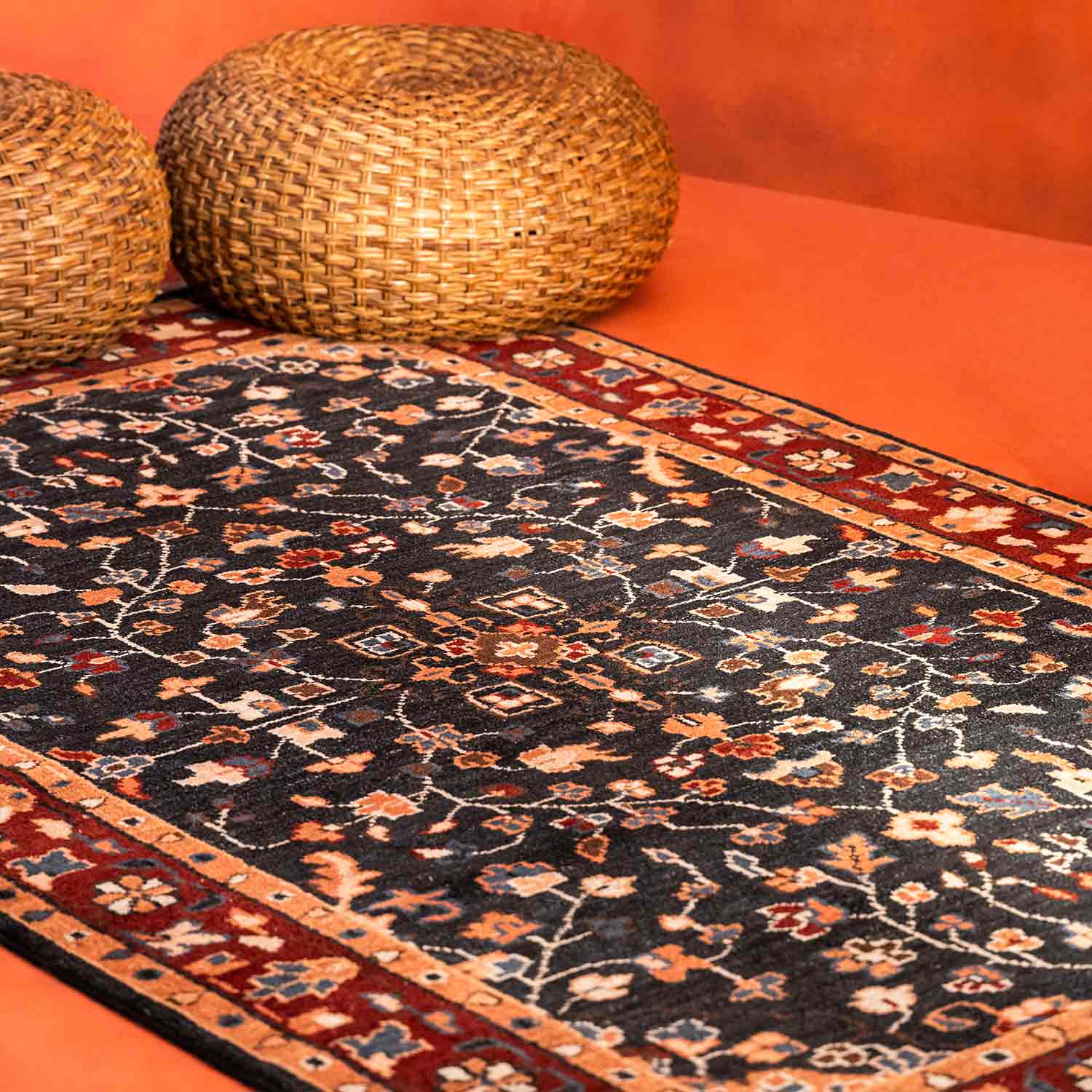 Aylin Hand Knotted Woollen Rug - New Zealand Wool - Hand Knotted - Ajaypee Carpets (Thumbnail 5)
