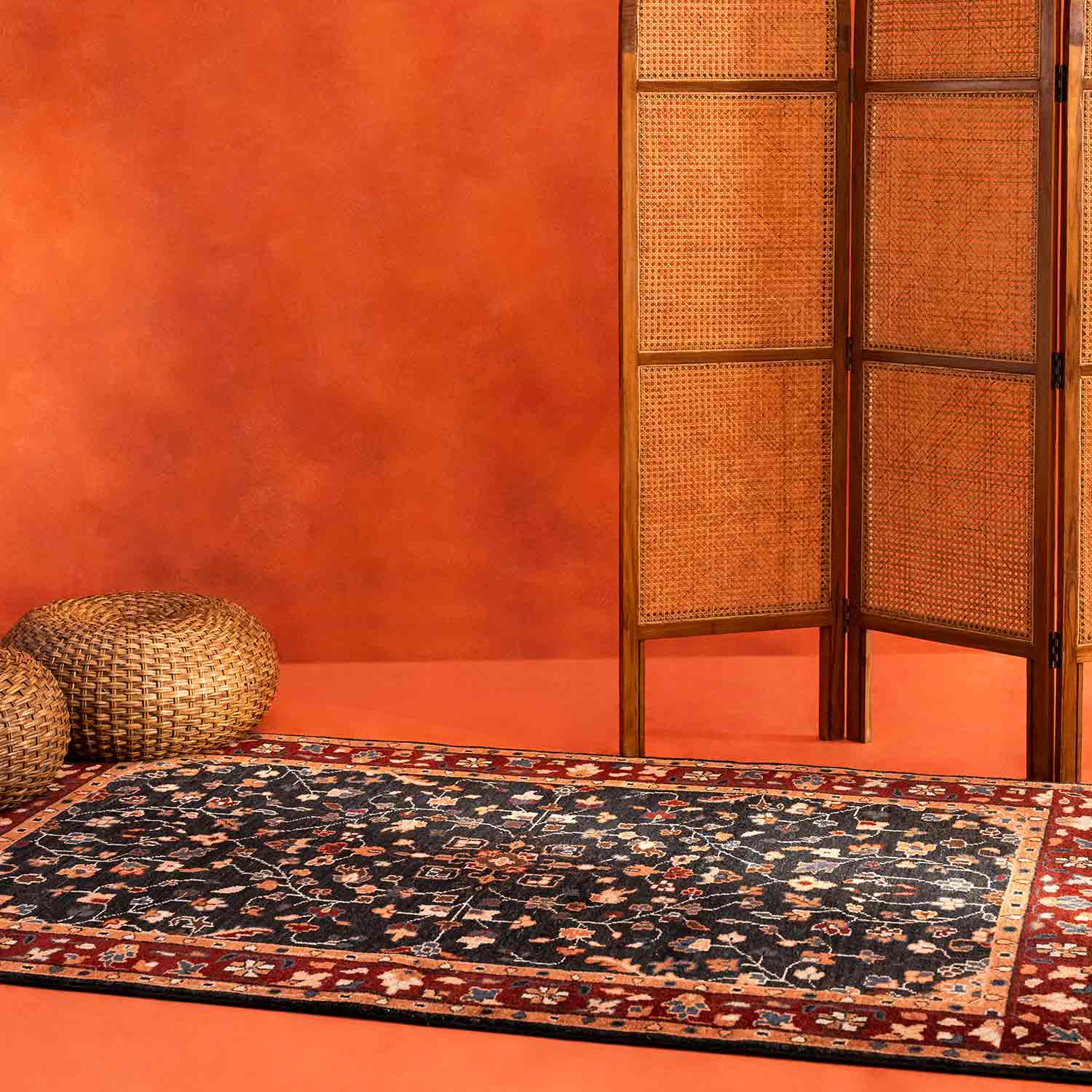 Aylin Hand Knotted Woollen Rug - New Zealand Wool - Hand Knotted - Ajaypee Carpets