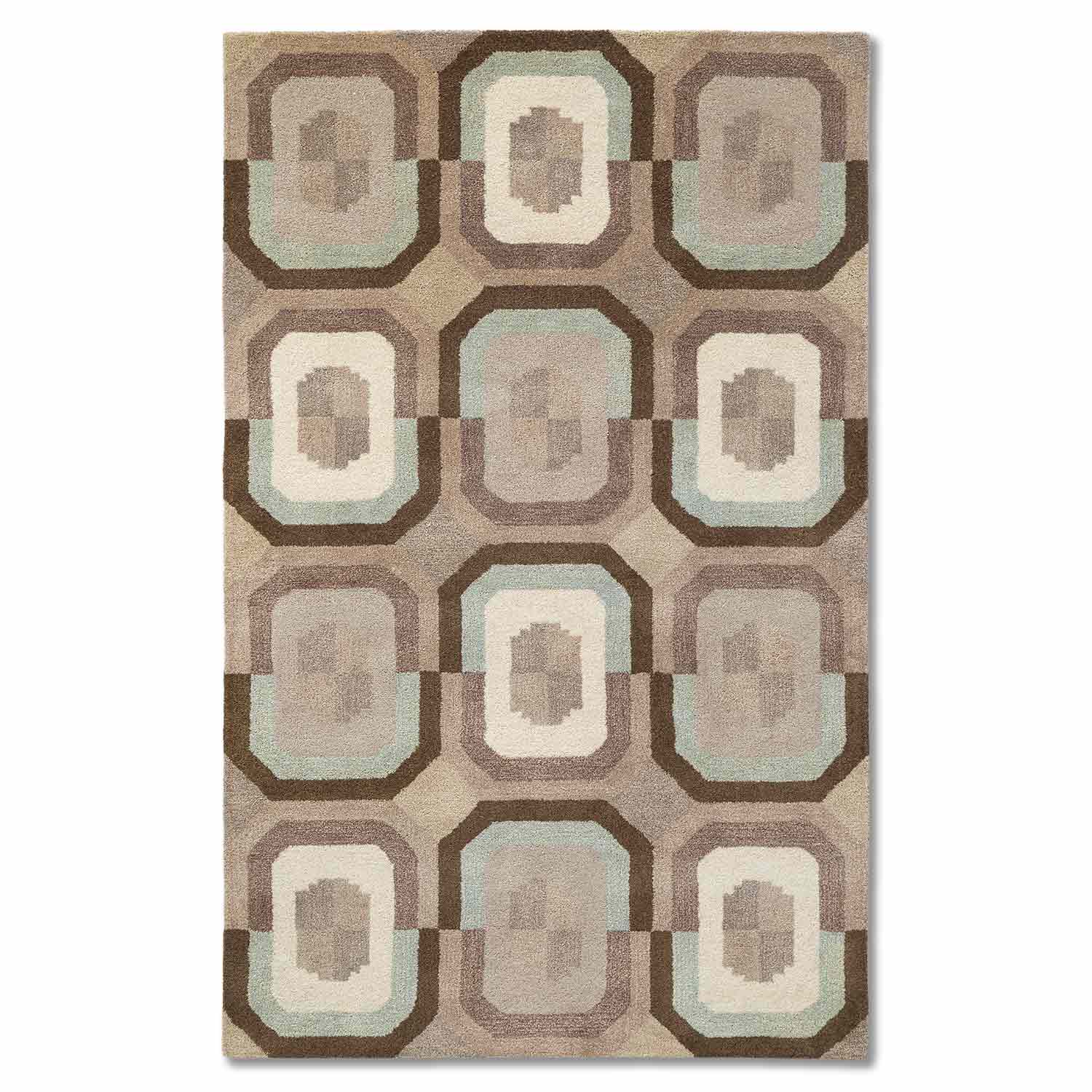 Azura Hand Tufted Woollen Rug - New Zealand Wool - Hand Tufted - Ajaypee Carpets (Thumbnail 2)