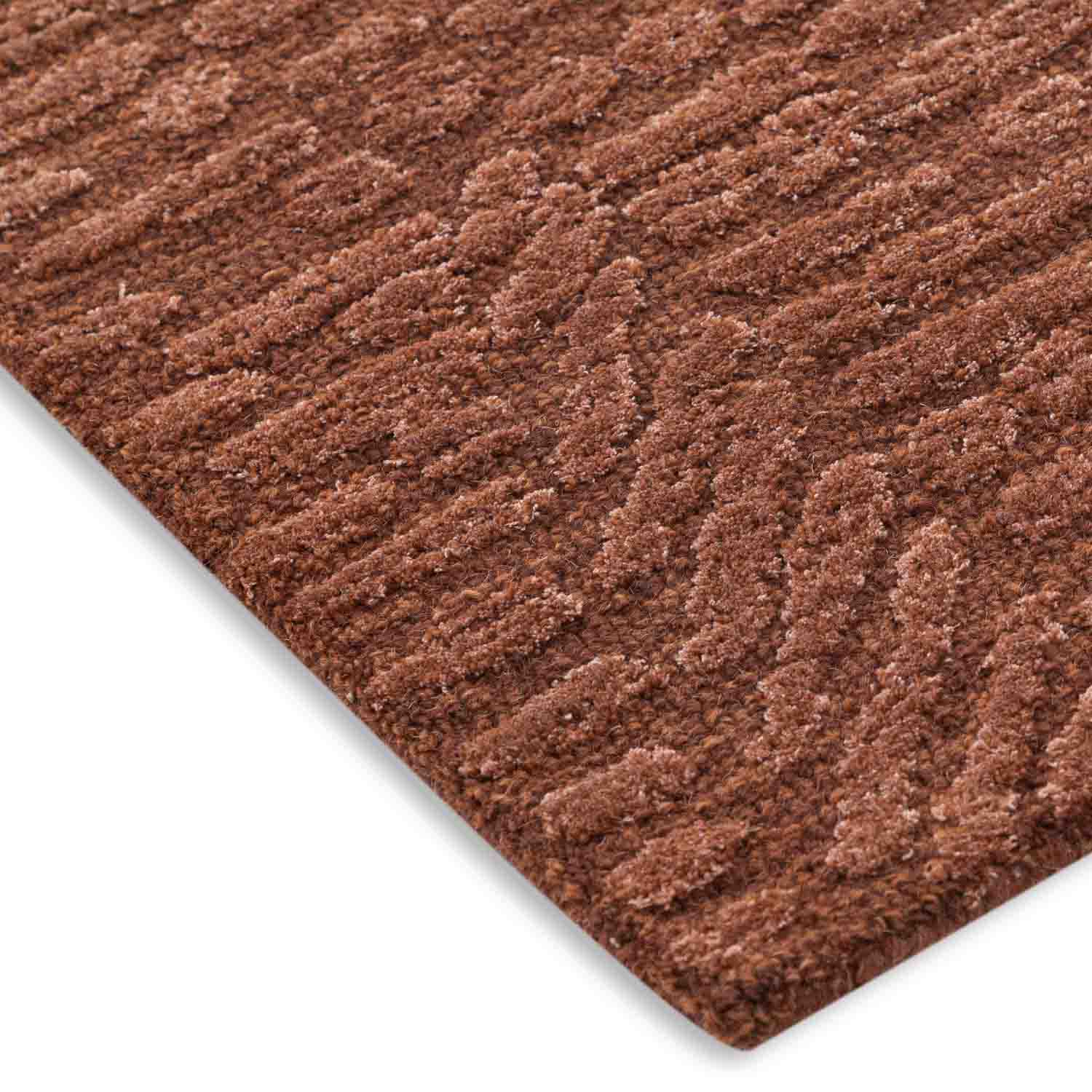 Baahir Hand Tufted Woollen And Viscose Rug - Wool & Viscose Blend - Hand Tufted - Ajaypee Carpets (Thumbnail 2)