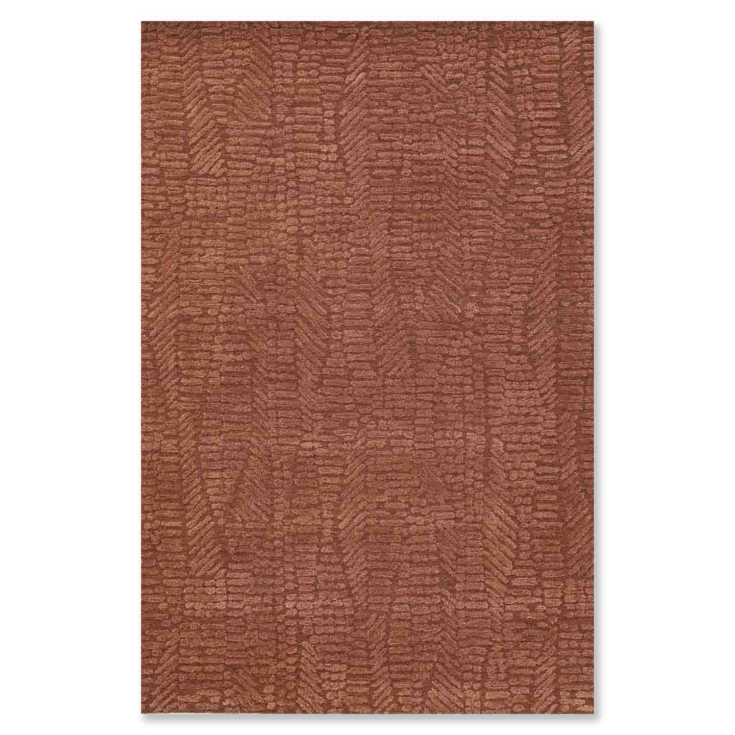 Baahir Hand Tufted Woollen And Viscose Rug – Wool & Viscose Blend Hand Tufted handmade carpet by Ajaypee Carpets