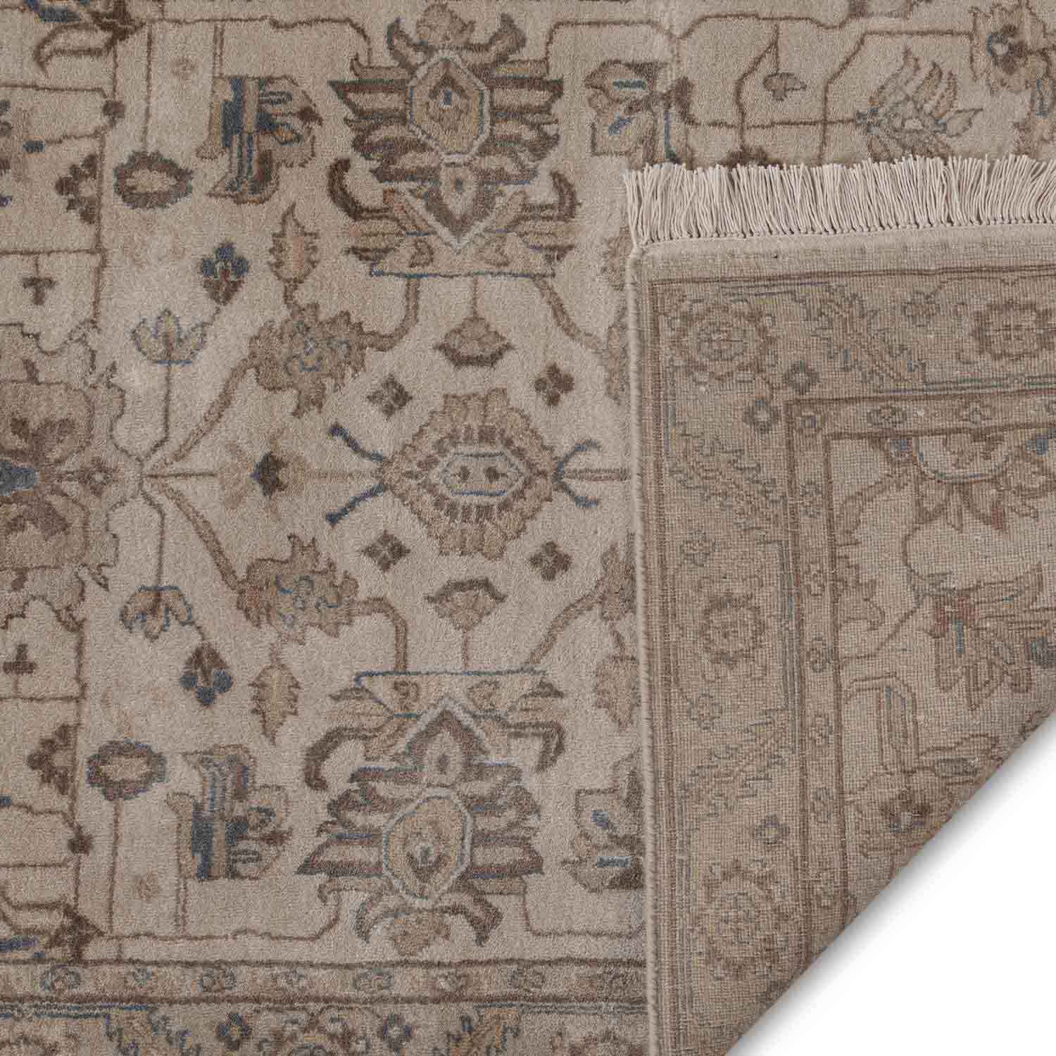 Bakshaish Hand Knotted Woollen Runner - New Zealand Wool - Hand Knotted - Ajaypee Carpets (Thumbnail 5)