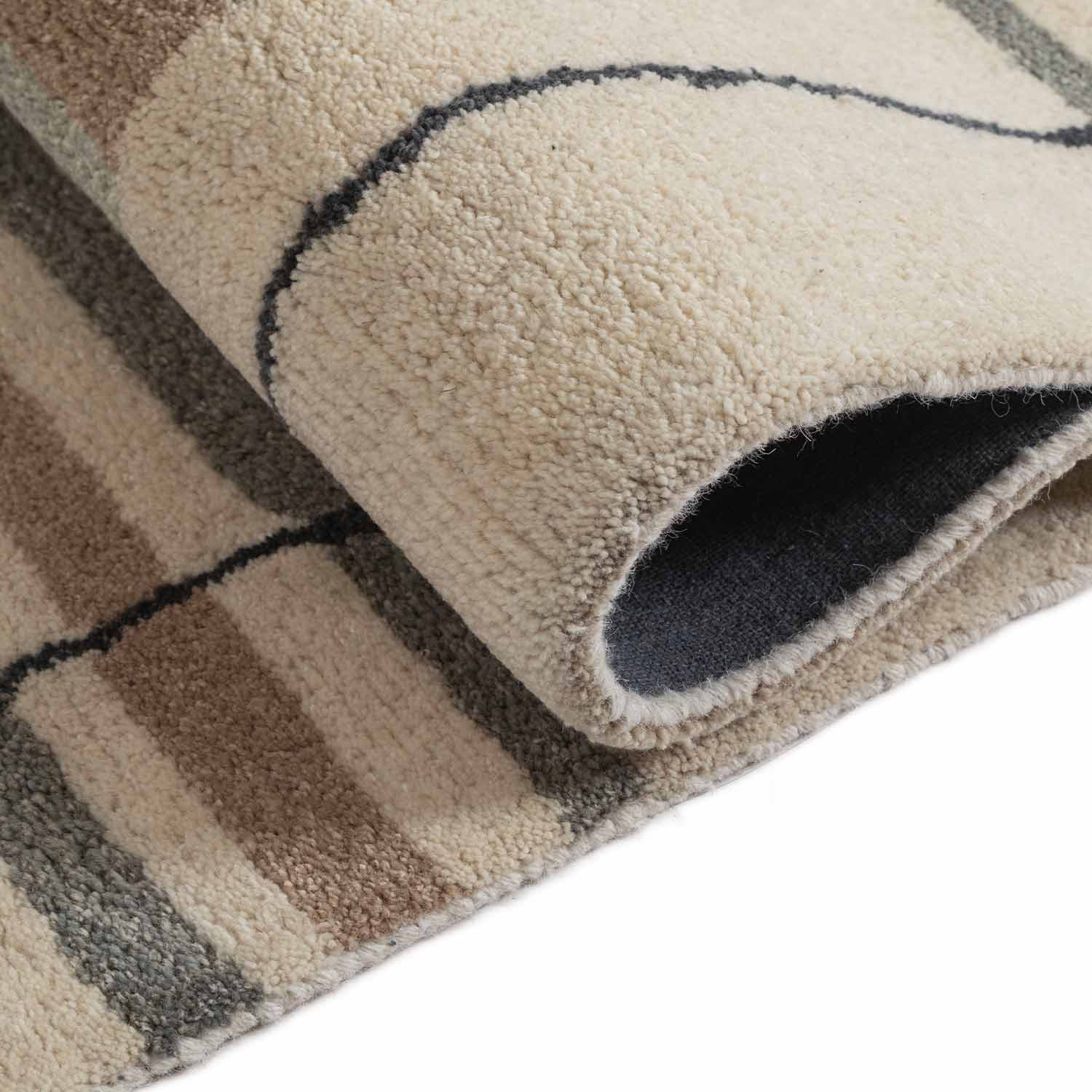 Baramda Hand Tufted Woollen Rug - New Zealand Wool - Hand Tufted - Ajaypee Carpets (Thumbnail 5)