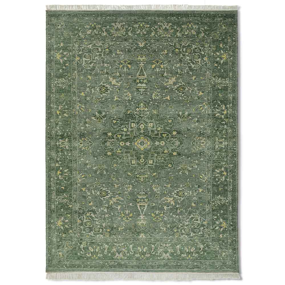 Bardia Hand Knotted Woollen Rug - New Zealand Wool - Hand Knotted - Ajaypee Carpets