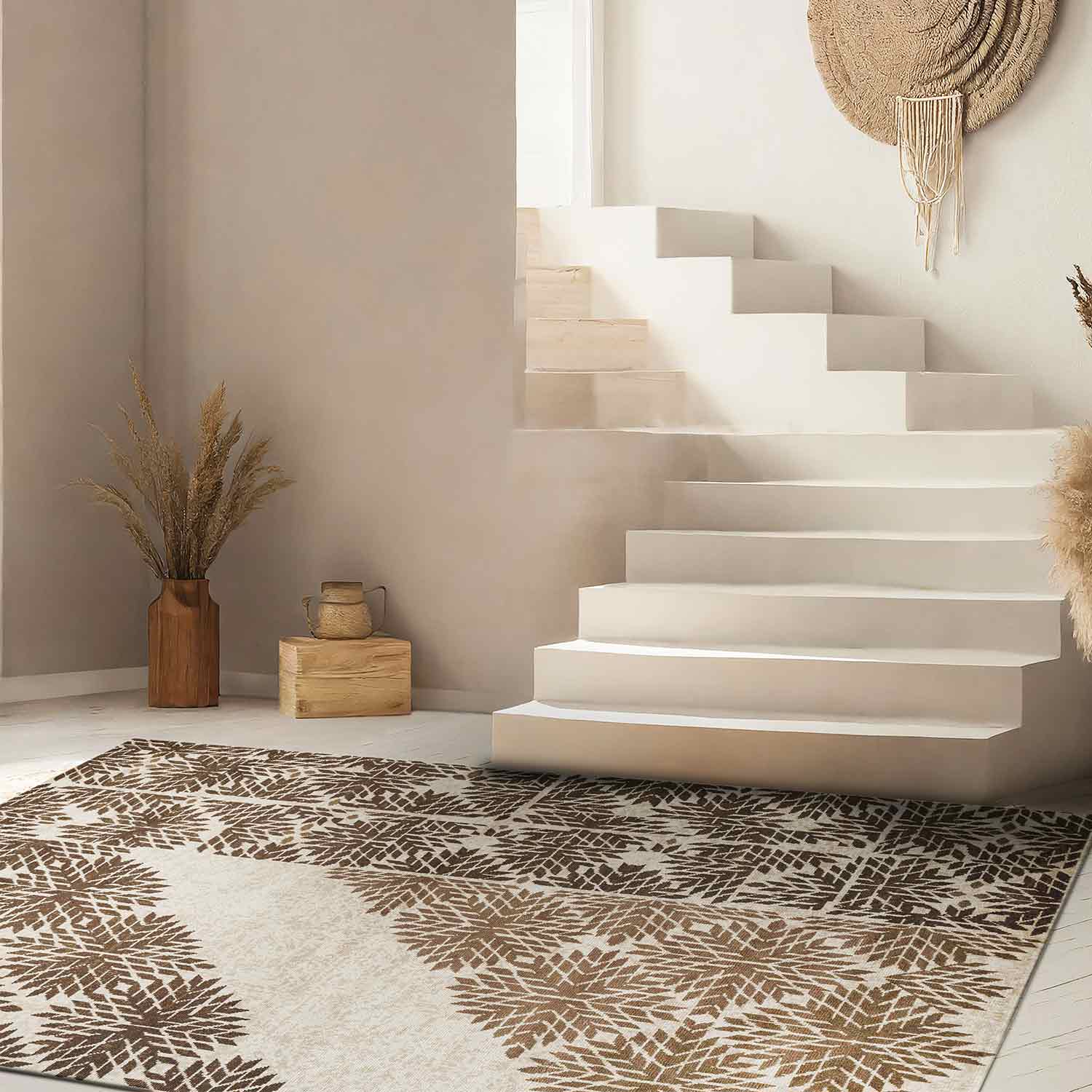 Beas Hand Knotted Woollen Rug by Abraham & Thakore - New Zealand Wool - Hand Knotted - Ajaypee Carpets