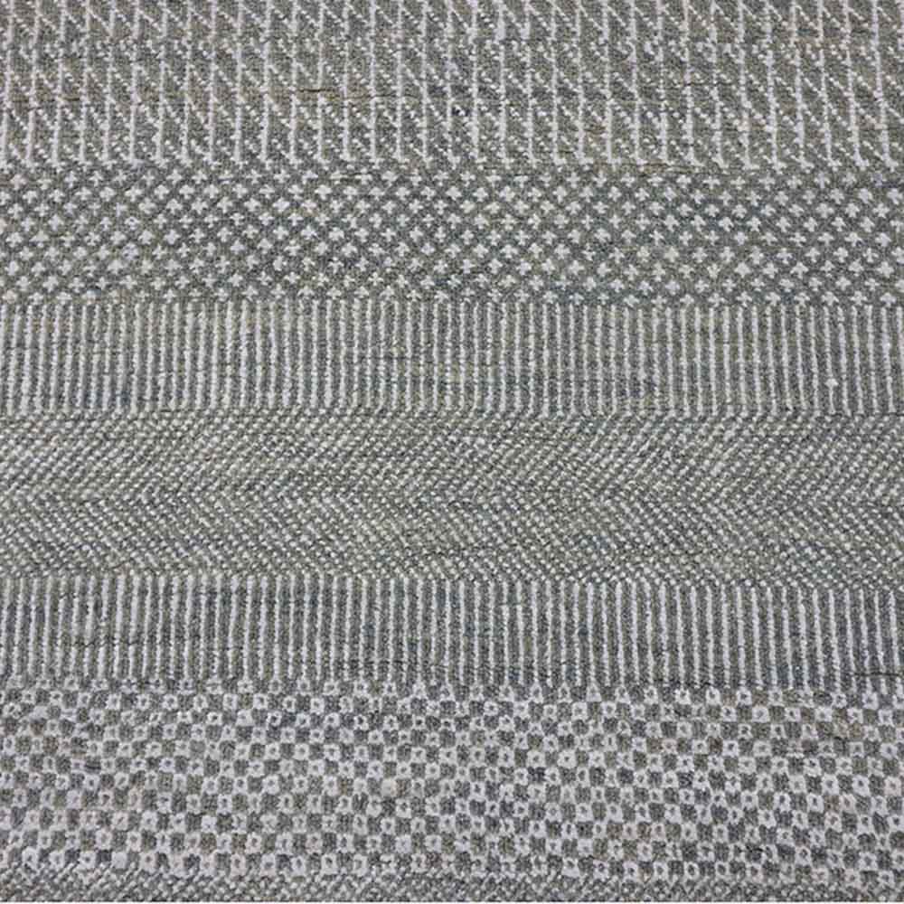 Benjamin Hand Knotted Woollen And Viscose Rug - Wool & Viscose Blend - Hand Knotted - Ajaypee Carpets (Detail)