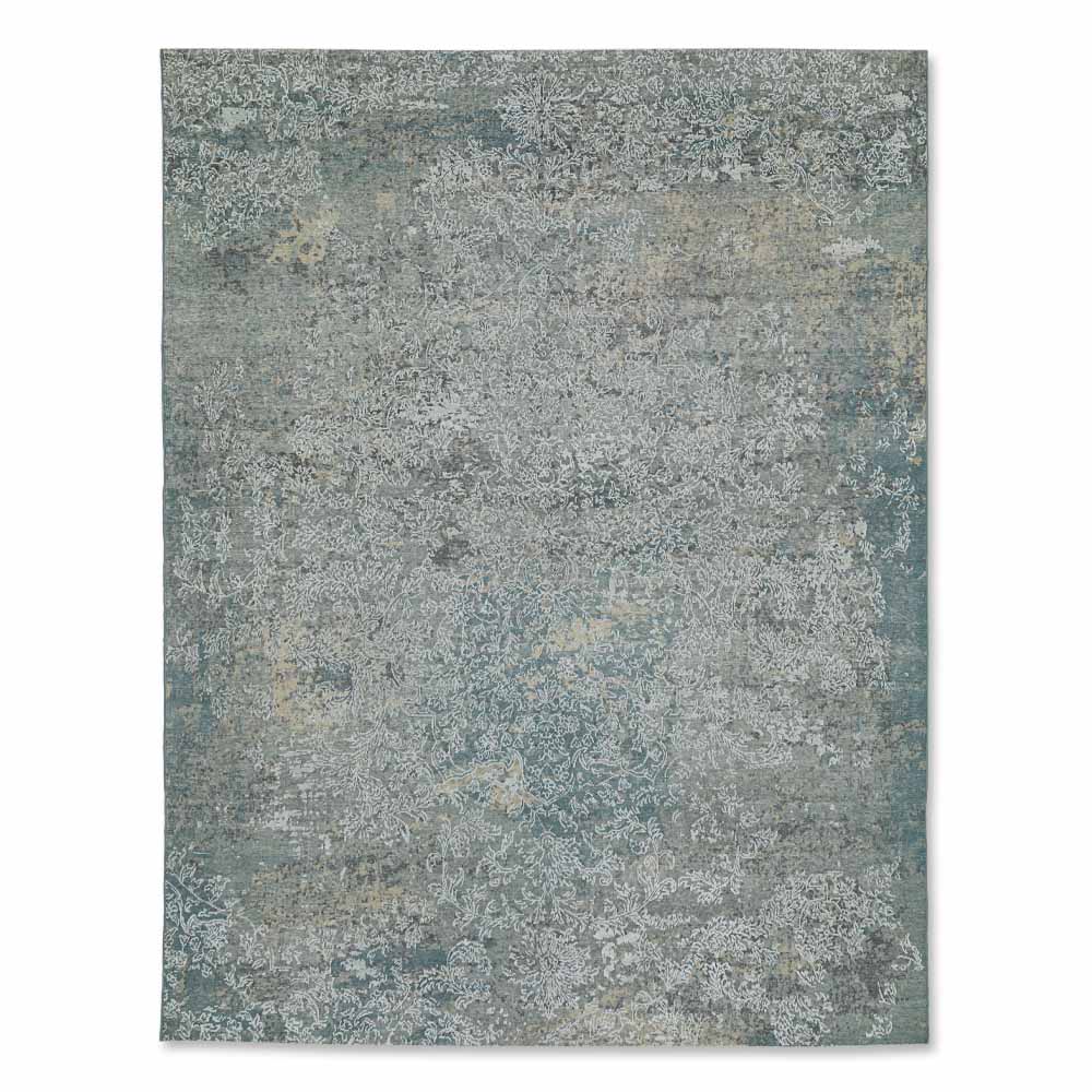 Bhumi Hand Knotted Woollen And Viscose Rug - Wool & Viscose Blend - Hand Knotted - Ajaypee Carpets