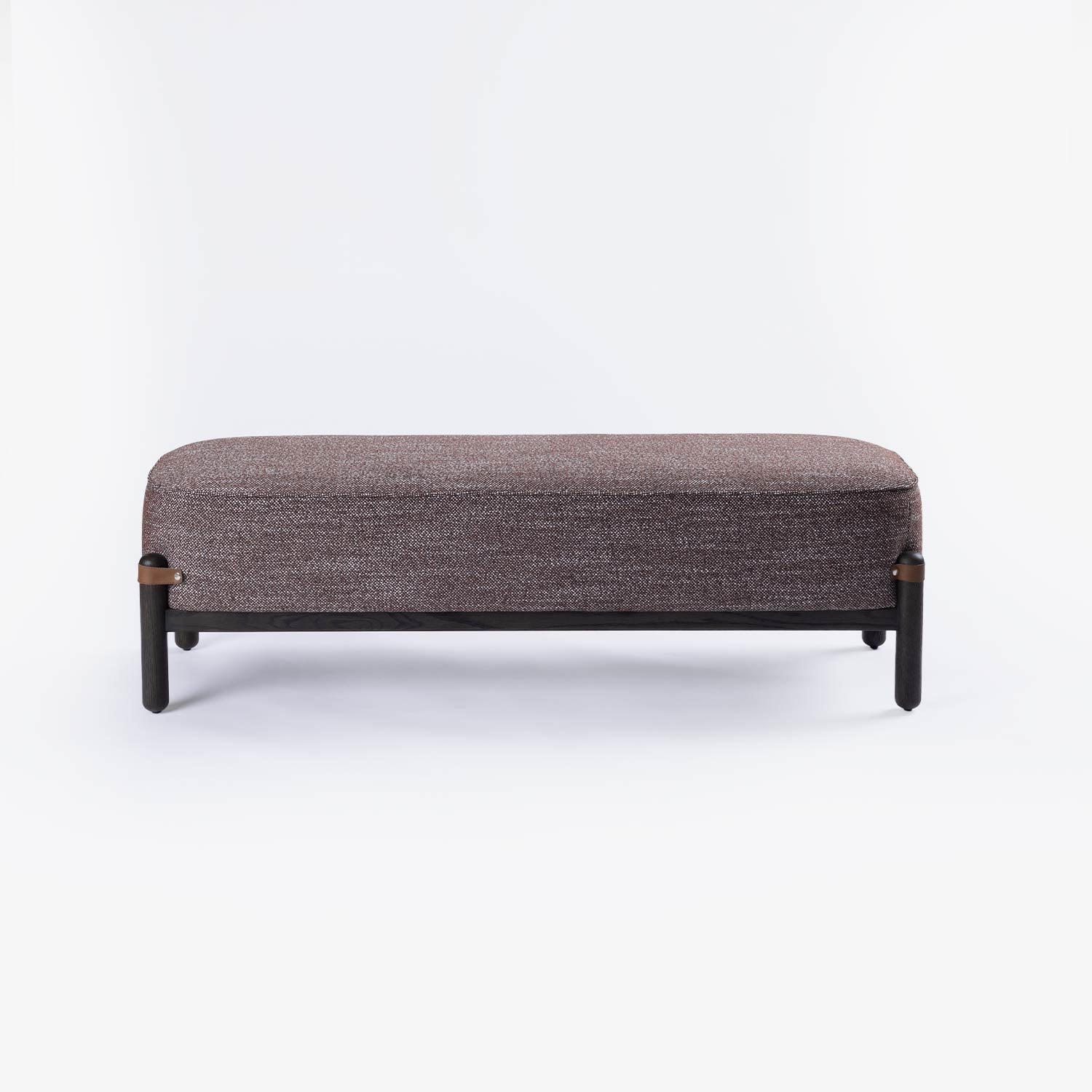 Billy Bench- Dark Amber - Wool & Silk Blend - Hand Woven - Ajaypee Carpets (Thumbnail 2)