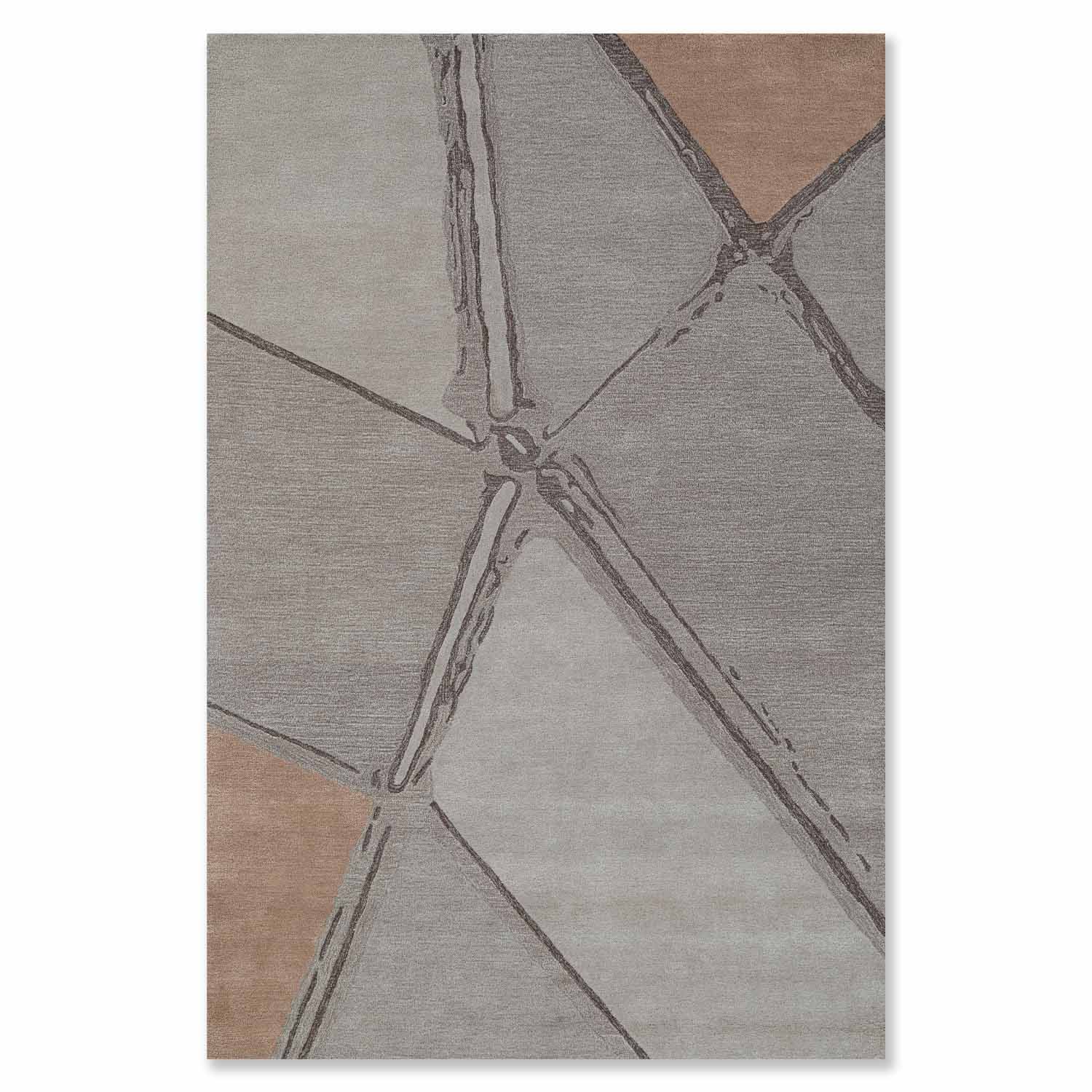 Bithiah Hand Tufted Woollen And Viscose Rug - Wool & Viscose Blend - Hand Tufted - Ajaypee Carpets (Thumbnail 2)