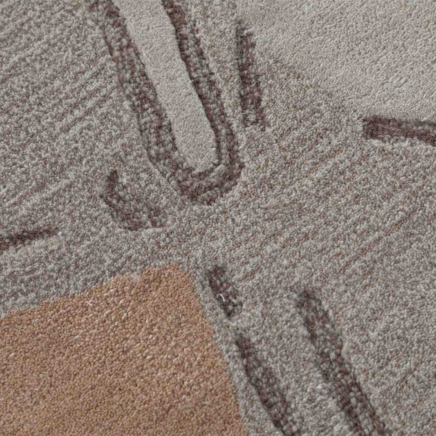 Bithiah Hand Tufted Woollen And Viscose Rug - Wool & Viscose Blend - Hand Tufted - Ajaypee Carpets (Thumbnail 4)