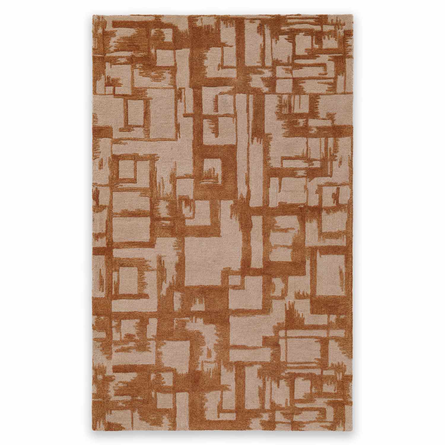 Brickhaven Hand Tufted Woollen Rug – New Zealand Wool Hand Tufted handmade carpet by Ajaypee Carpets
