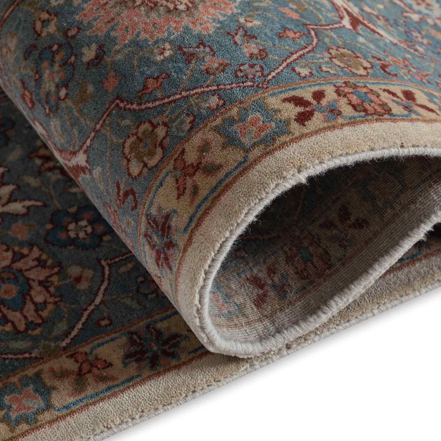 Cairinee-C Hand Knotted Woollen Rug - New Zealand Wool - Hand Knotted - Ajaypee Carpets (Detail)