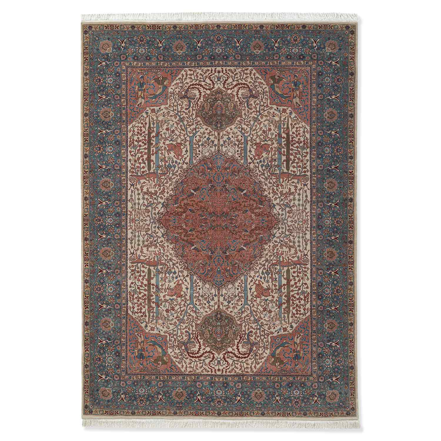 Cairinee-C Hand Knotted Woollen Rug - New Zealand Wool - Hand Knotted - Ajaypee Carpets