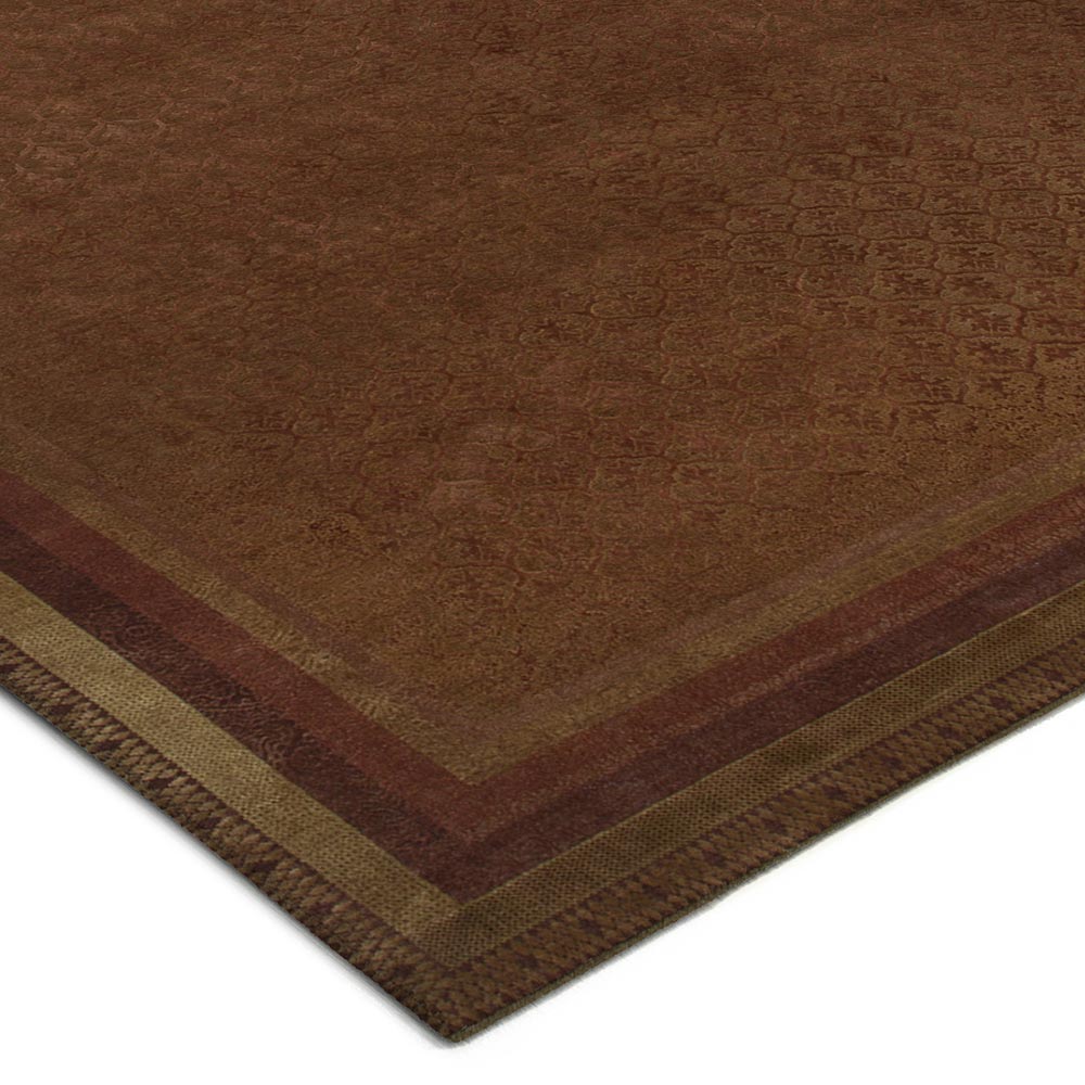 Capre Hand Knotted Silk Rug by Tarun Tahiliani - Pure Silk - Hand Knotted - Ajaypee Carpets (Thumbnail 3)
