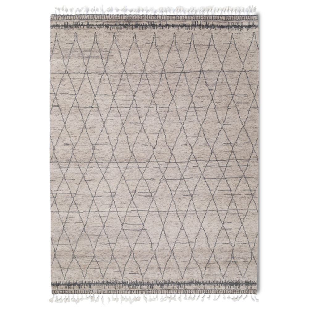 Catherine Hand Knotted Woollen Rug - detail