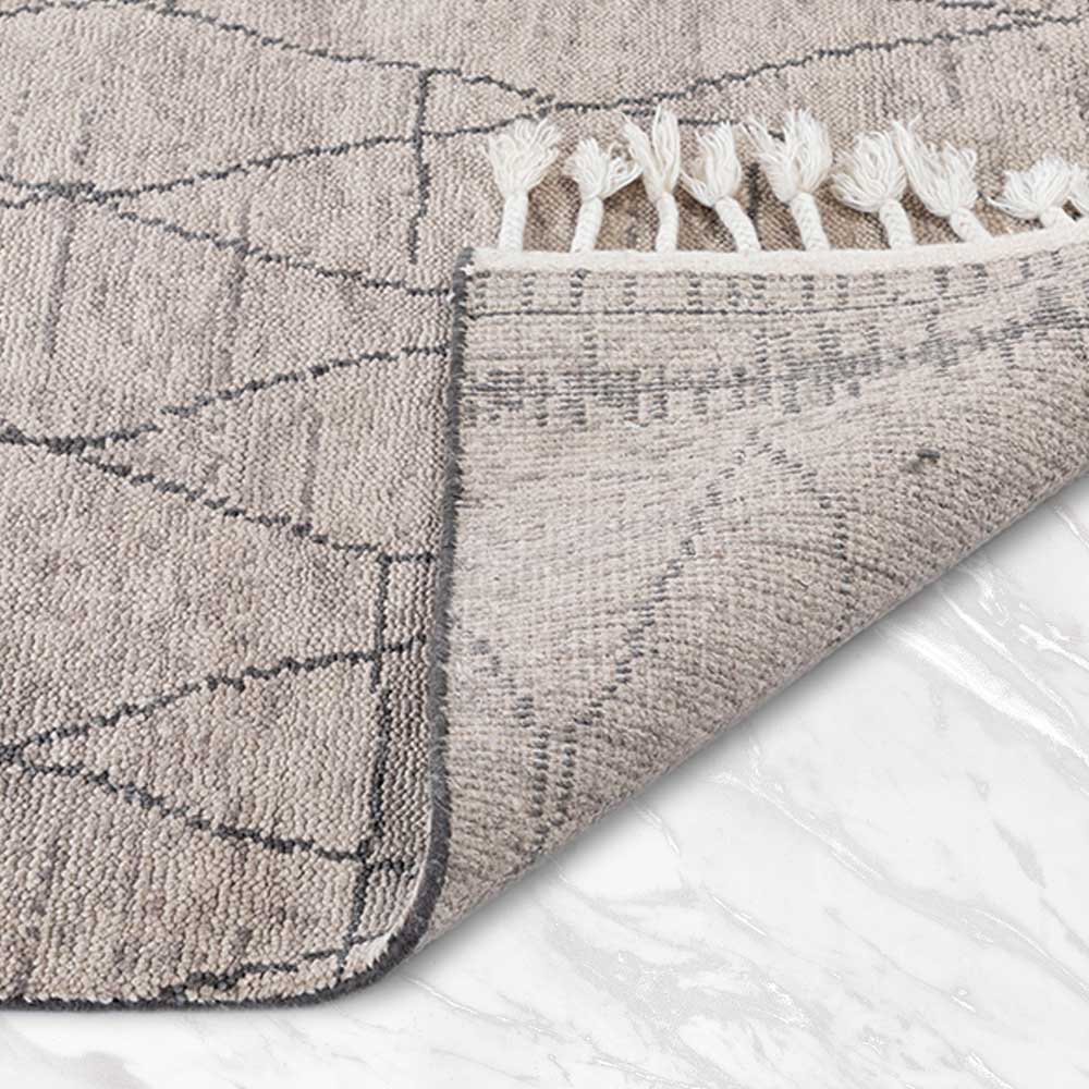 Catherine Hand Knotted Woollen Rug - New Zealand Wool - Hand Knotted - Ajaypee Carpets (Thumbnail 5)