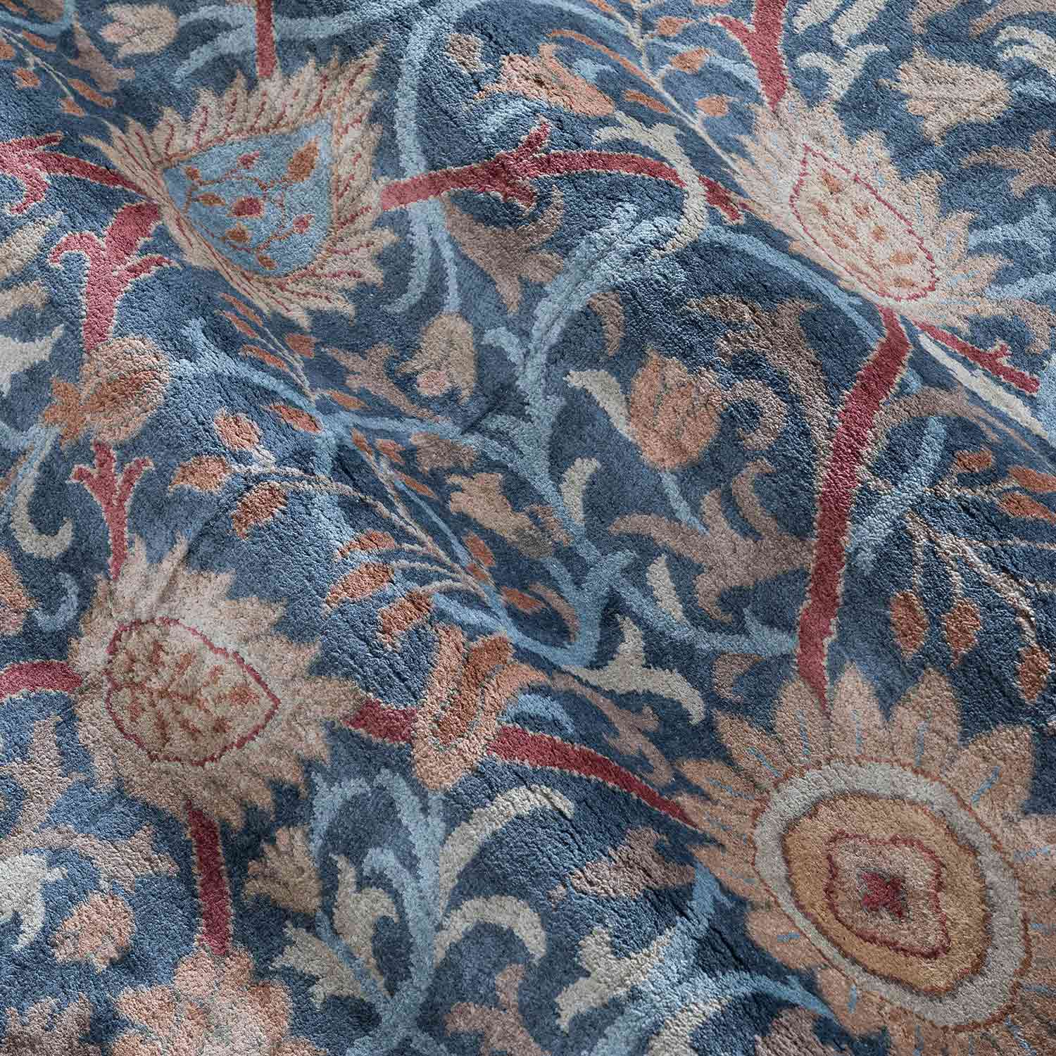 Celestial Hand Knotted Silk Rug - Pure Silk - Hand Knotted - Ajaypee Carpets (Thumbnail 2)