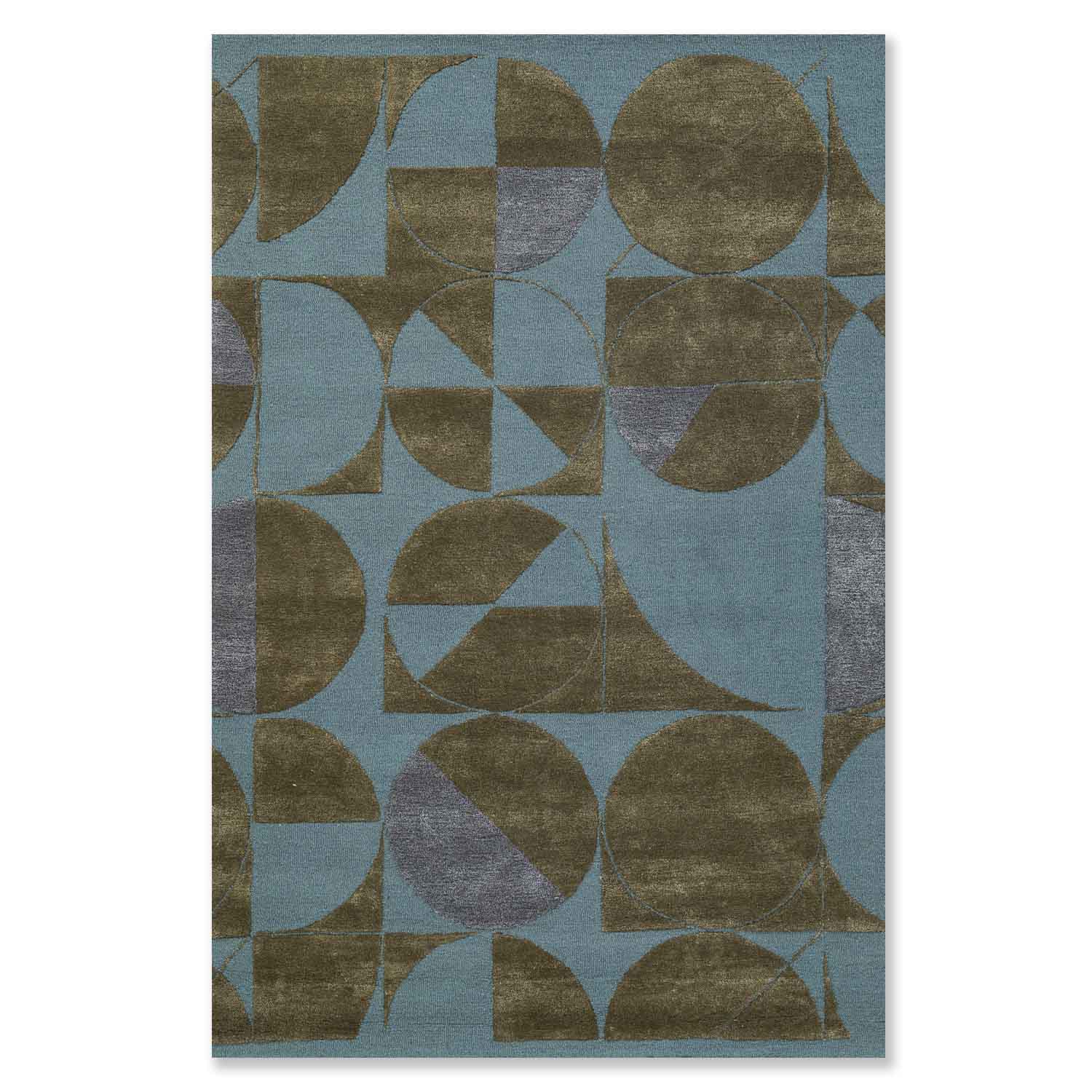 Cepos Hand Tufted Woollen And Viscose Rug - Wool & Viscose Blend - Hand Tufted - Ajaypee Carpets (Thumbnail 2)