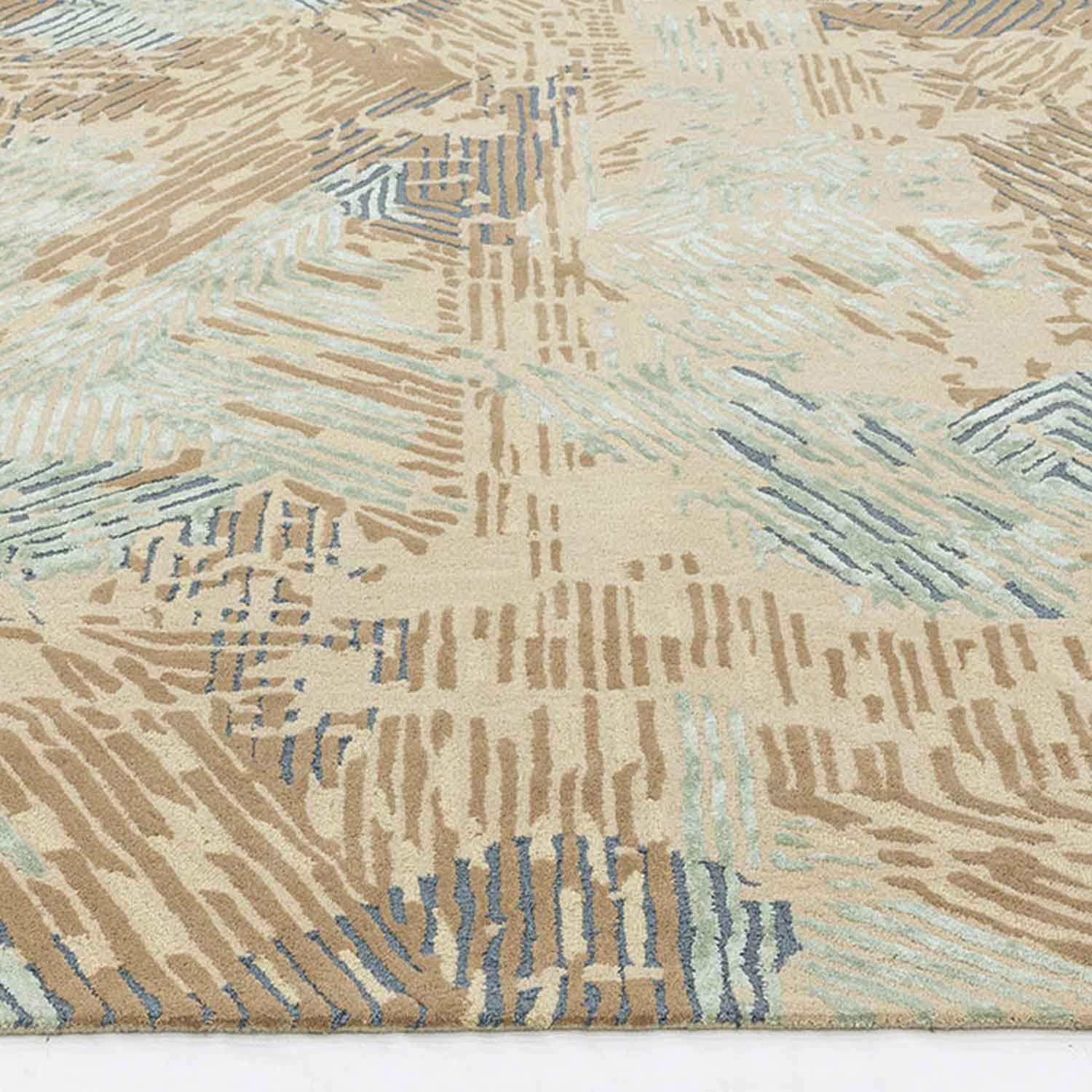 Chestnut Hand Tufted Wool And Viscose Rug - Wool & Viscose Blend - Hand Tufted - Ajaypee Carpets (Thumbnail 4)