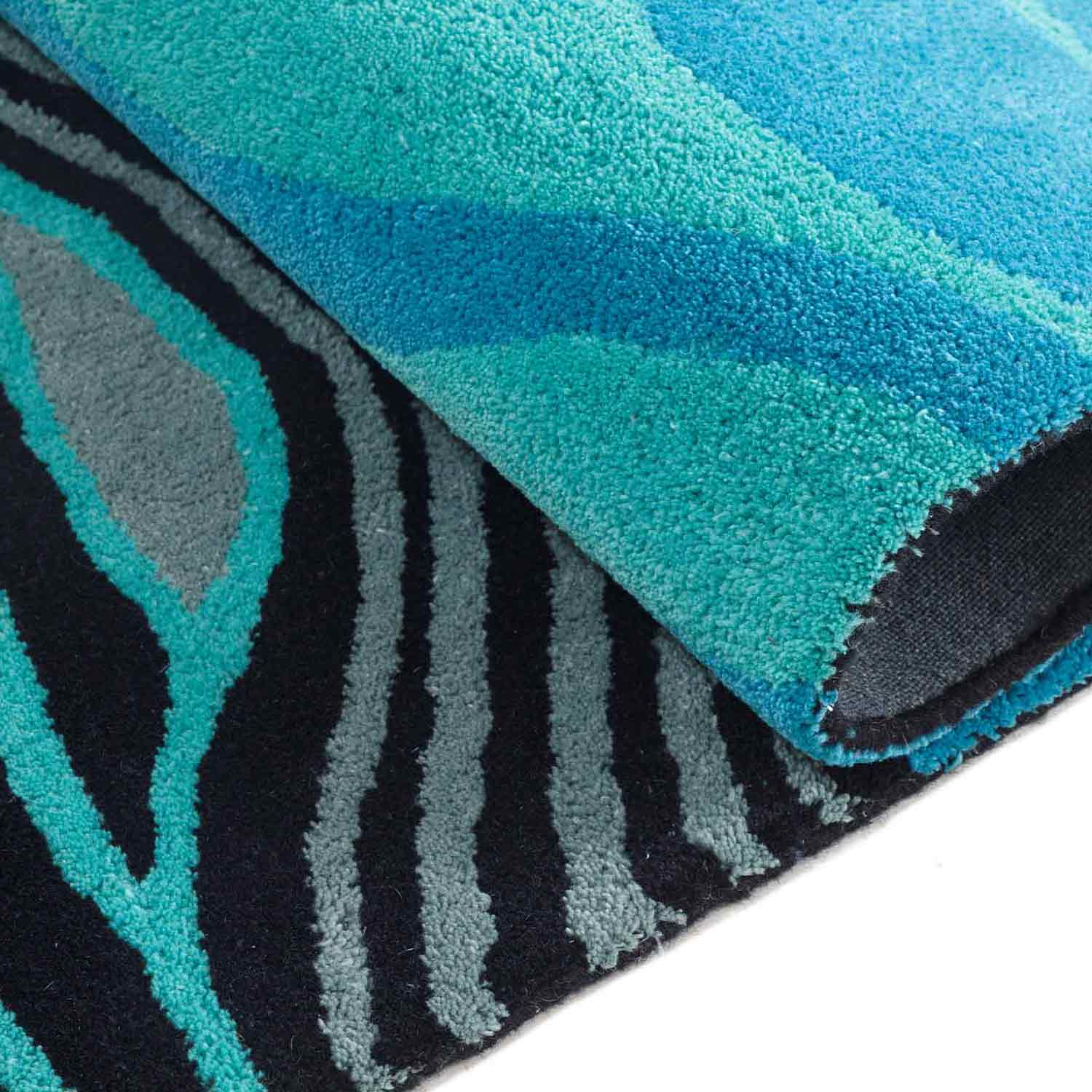 Choral Hand Tufted Woollen Rug - New Zealand Wool - Hand Tufted - Ajaypee Carpets (Thumbnail 4)