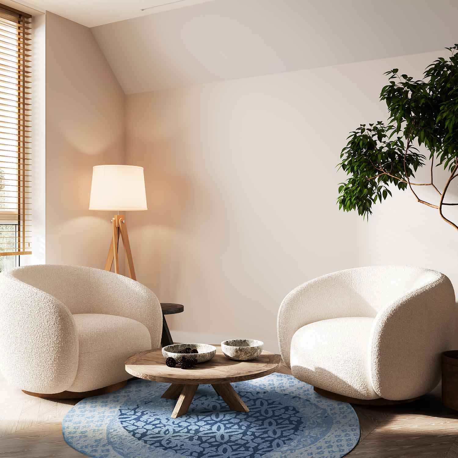 Cloud Hand Tufted Woollen And Viscose Rug – Wool & Viscose Blend Hand Tufted handmade carpet by Ajaypee Carpets