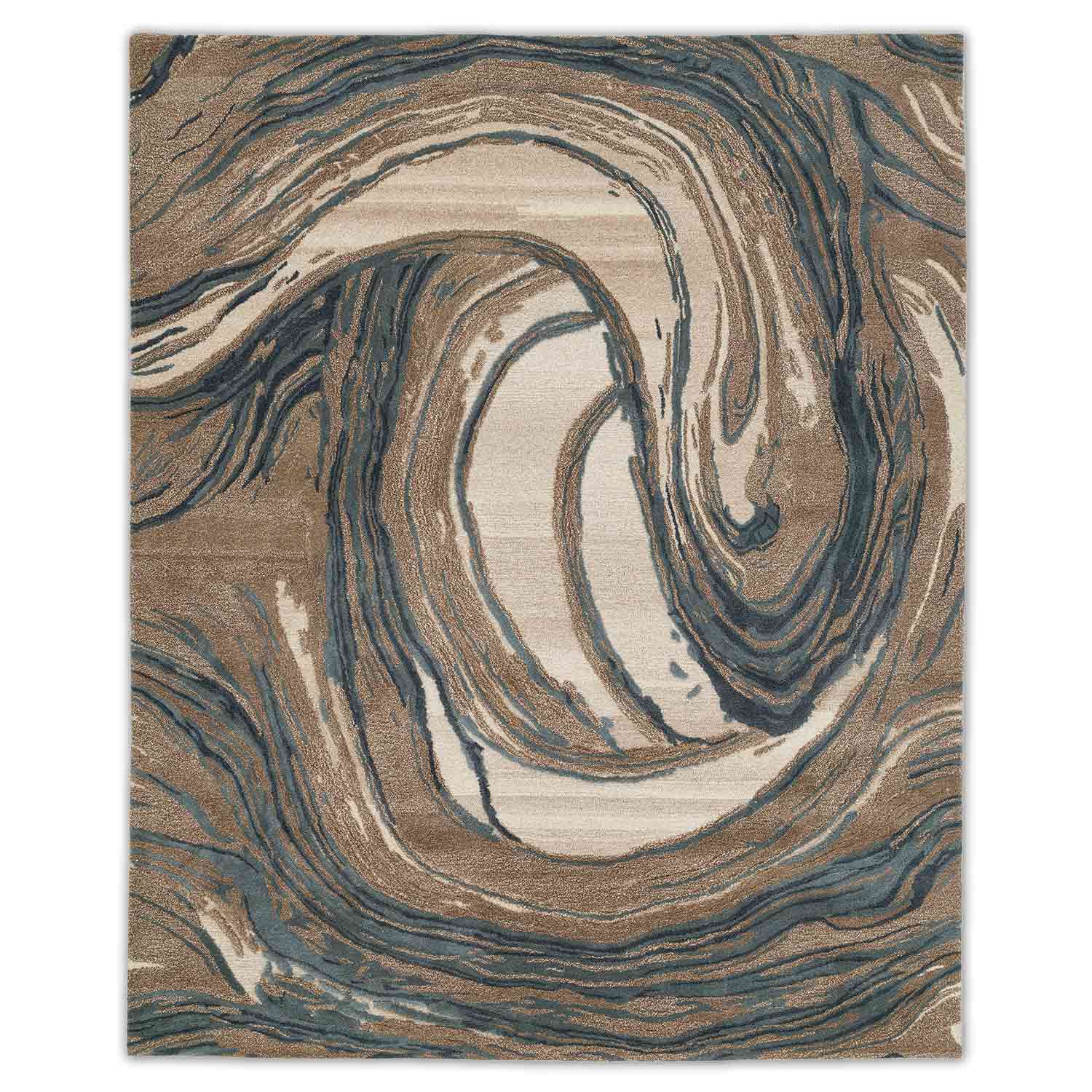 Contour Hand Tufted Wool Rug - New Zealand Wool - Hand Tufted - Ajaypee Carpets (Thumbnail 2)