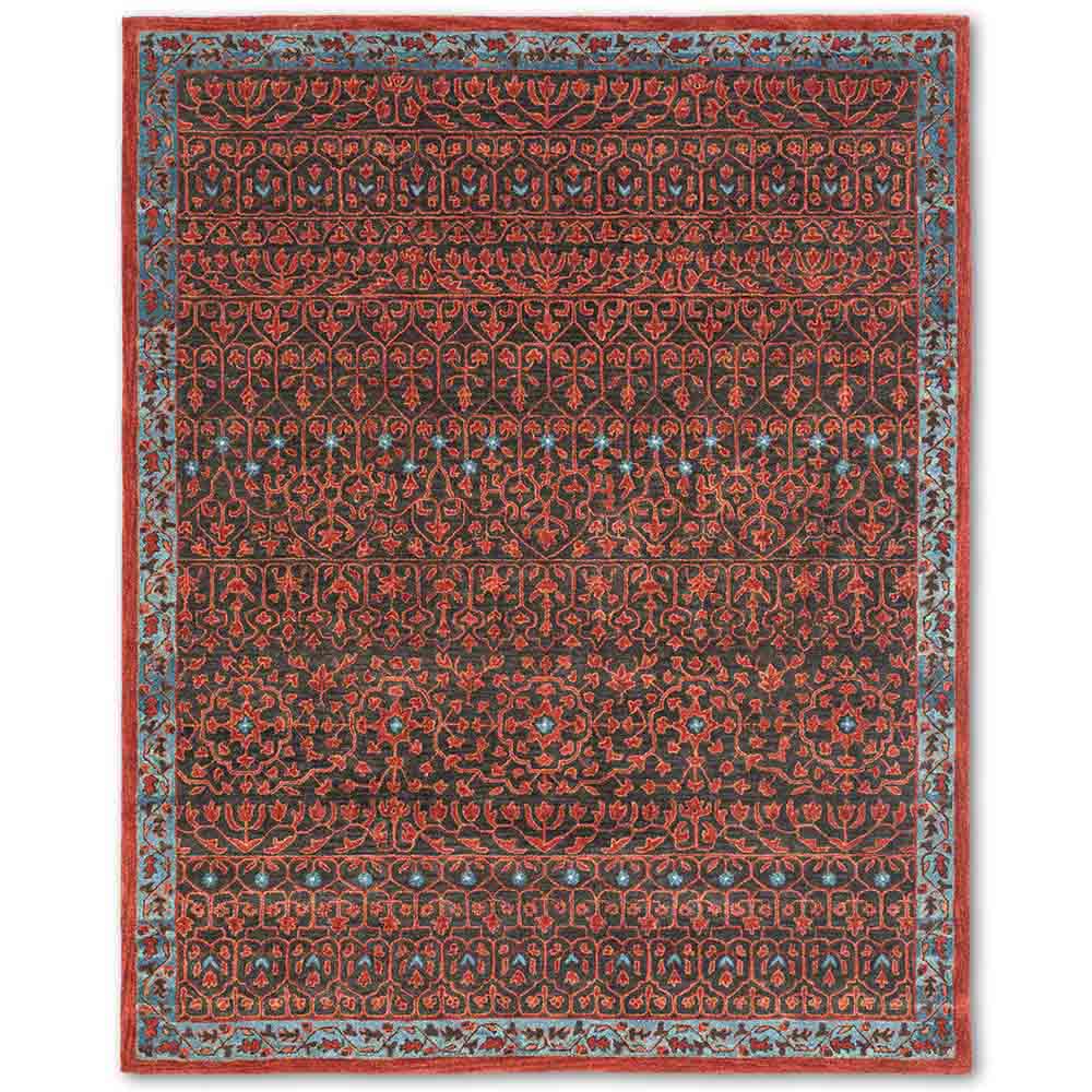 Coptic Hand Tufted Woollen Rug - New Zealand Wool - Hand Tufted - Ajaypee Carpets (Thumbnail 2)