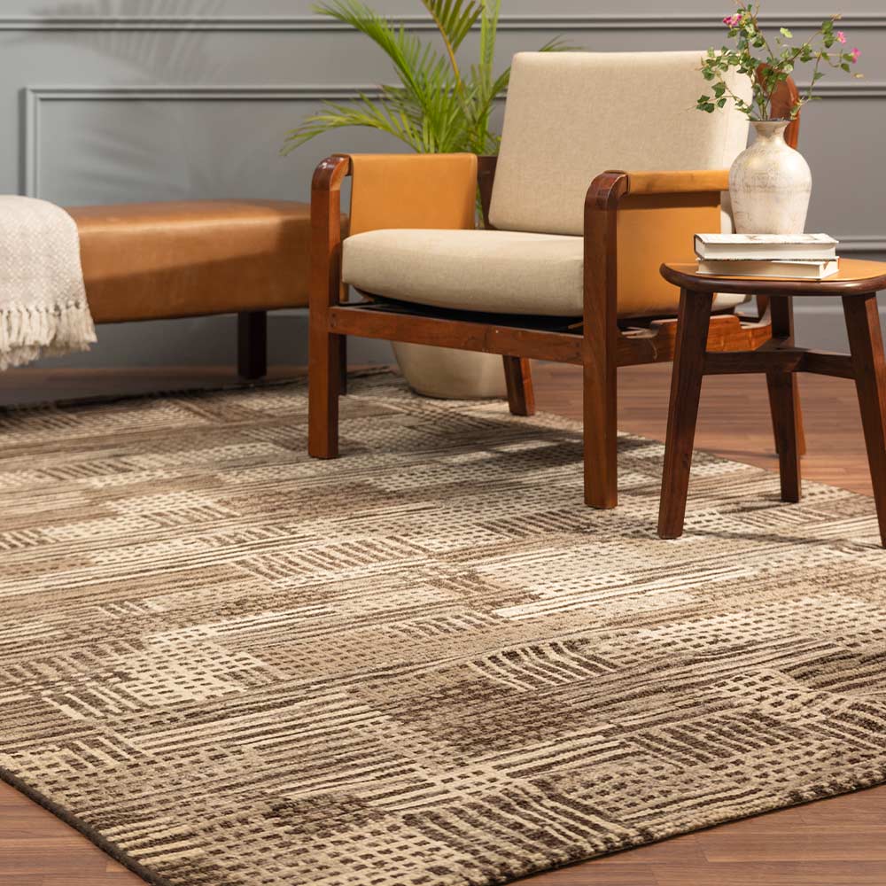 Cosima Hand Knotted Woollen Rug – New Zealand Wool Hand Knotted handmade carpet by Ajaypee Carpets