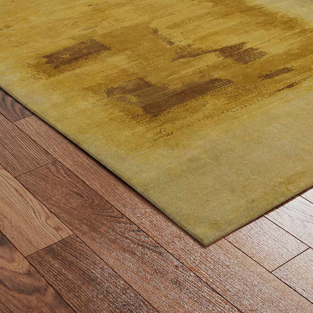 Cube Hand Knotted Woollen Rug - New Zealand Wool - Hand Knotted - Ajaypee Carpets (Detail)