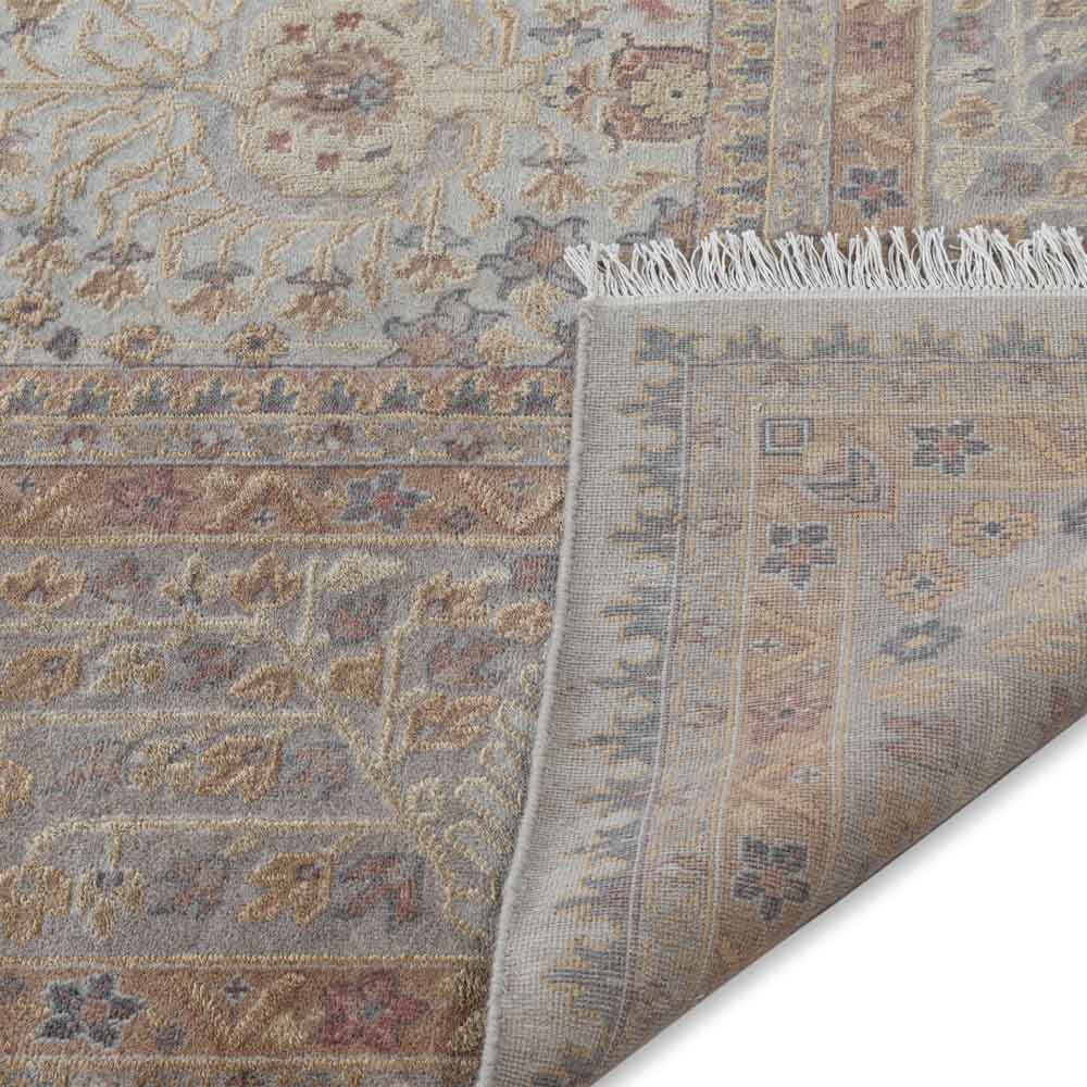 Cypress Hand Knotted Woollen And Silk Rug - Wool & Silk Blend - Hand Knotted - Ajaypee Carpets (Thumbnail 5)