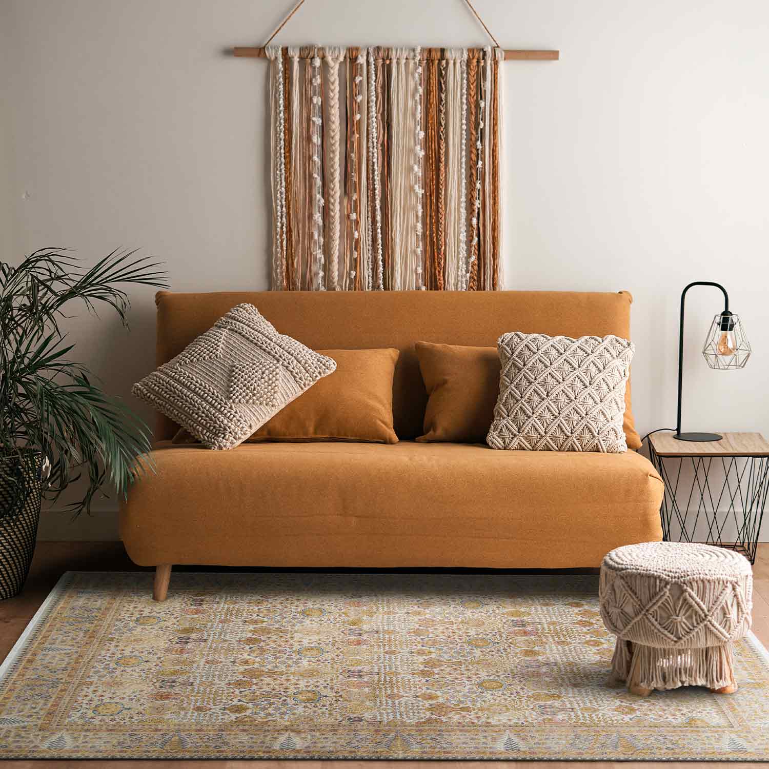 Cypress Hand Knotted Woollen And Silk Rug – Wool & Silk Blend Hand Knotted handmade carpet by Ajaypee Carpets