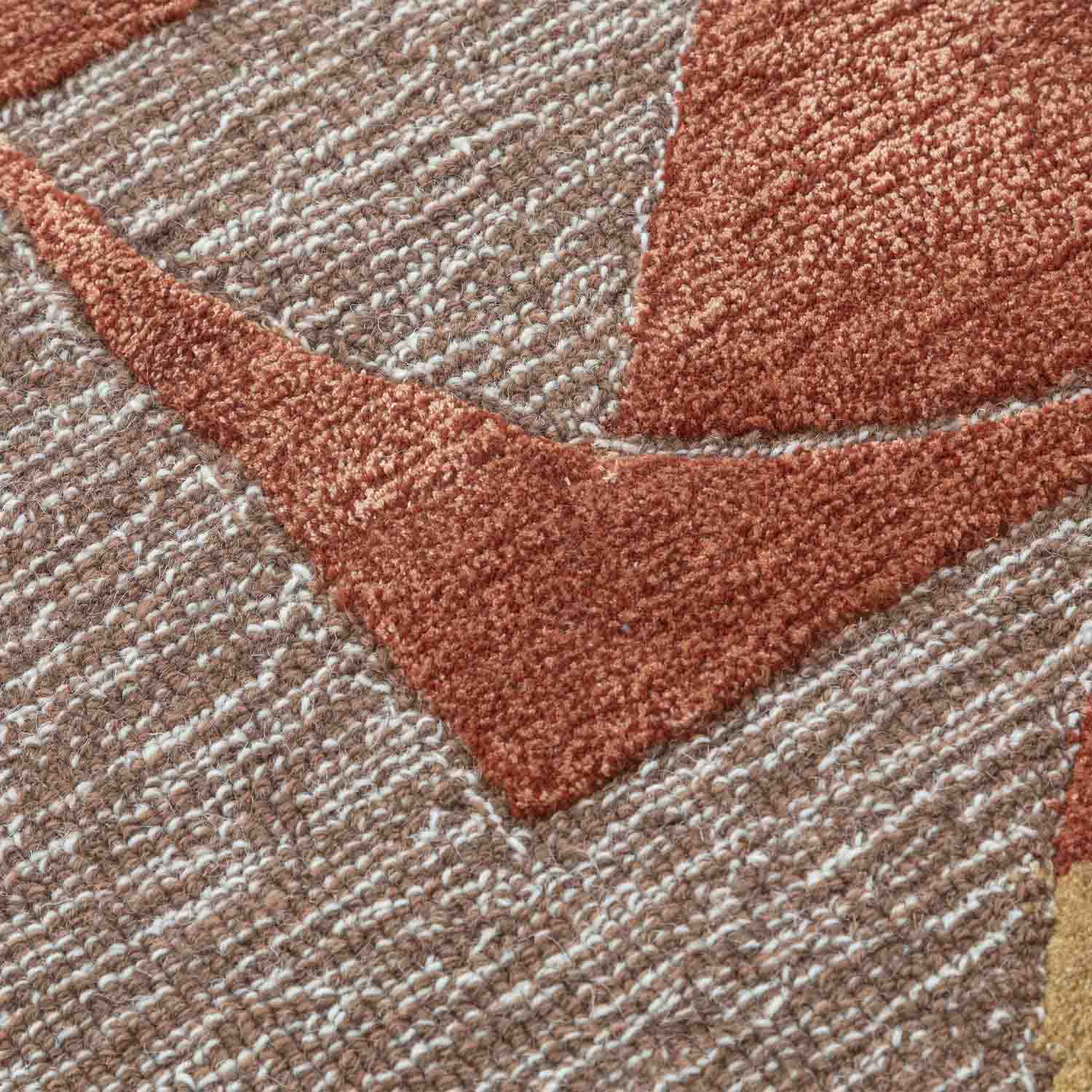 Dakarai Hand Tufted Woollen And Viscose Rug - Wool & Viscose Blend - Hand Tufted - Ajaypee Carpets (Thumbnail 4)